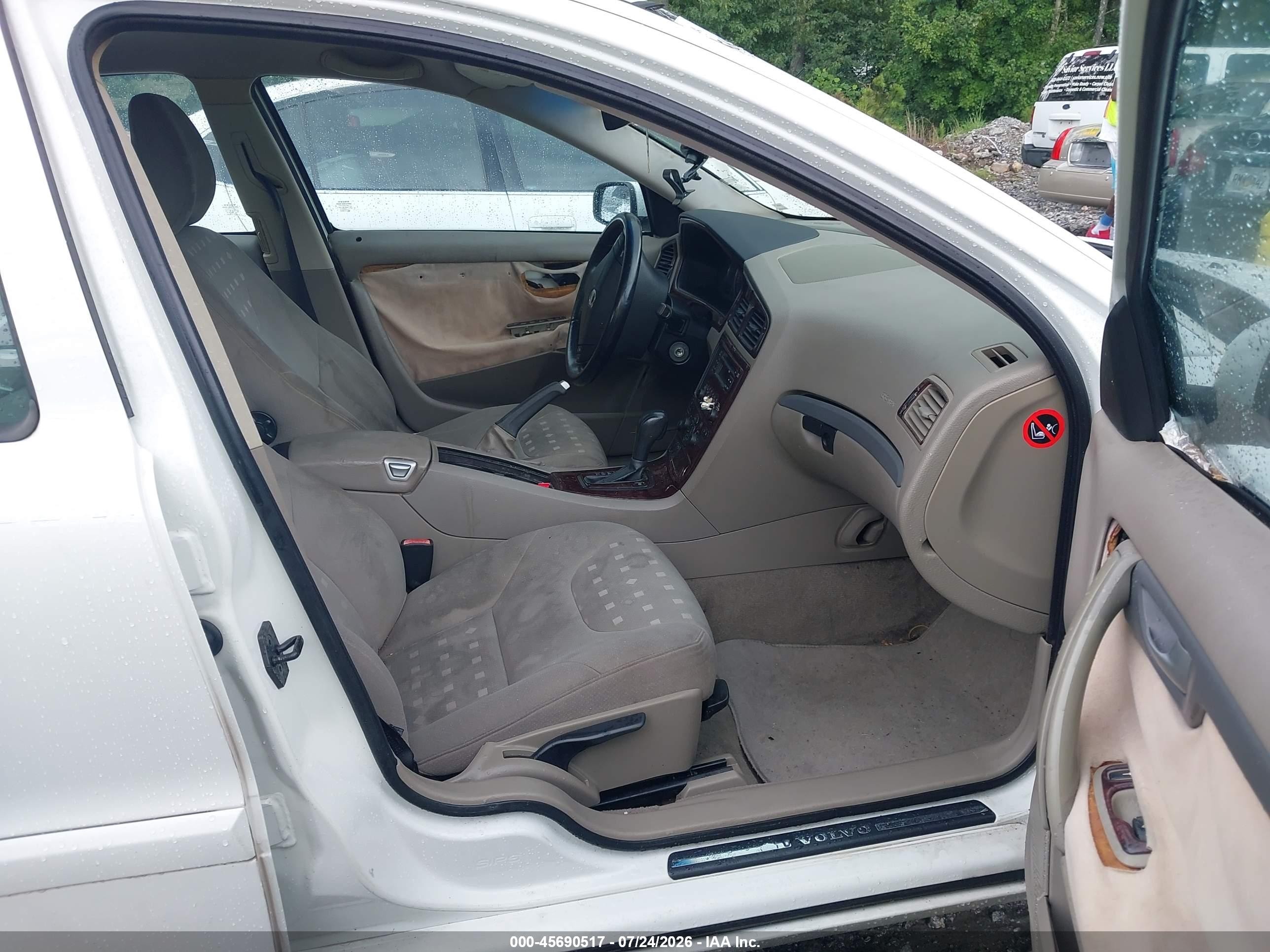 2006 Volvo S60 2.5t White vin: YV1RS592262507315