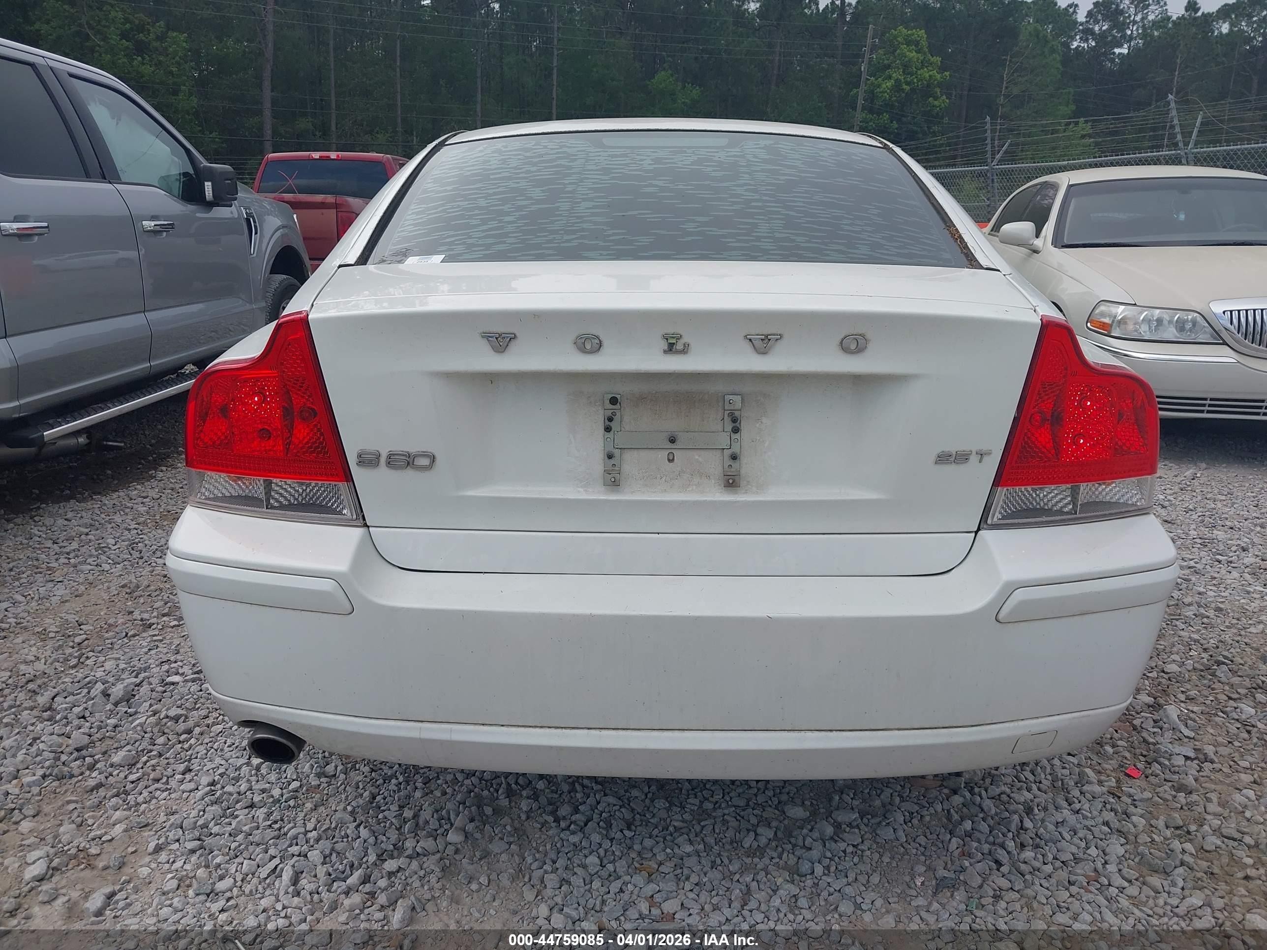 2009 Volvo S60 2.5t/2.5t Special Edition White vin: YV1RS592292720284
