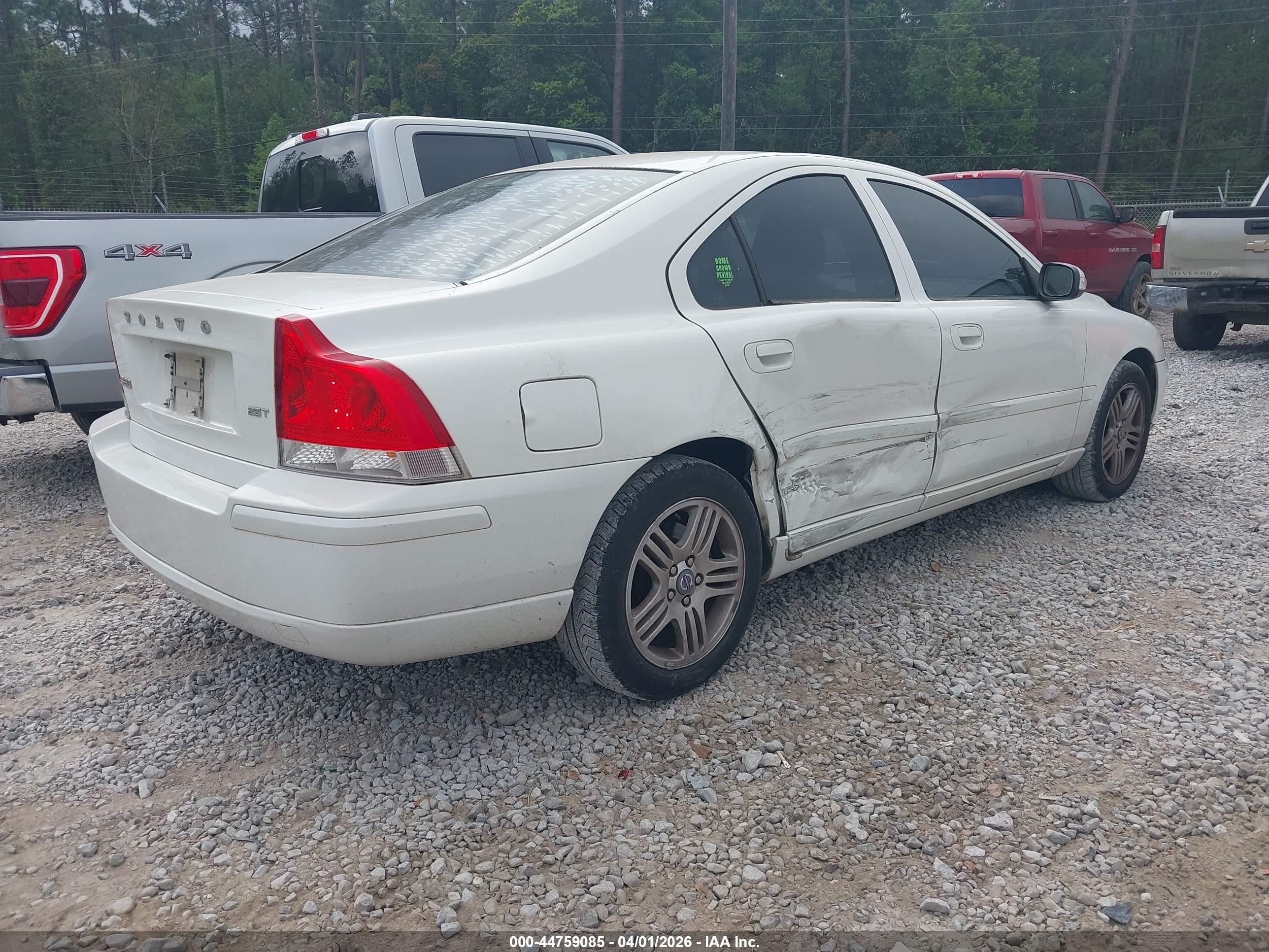 2009 Volvo S60 2.5t/2.5t Special Edition White vin: YV1RS592292720284