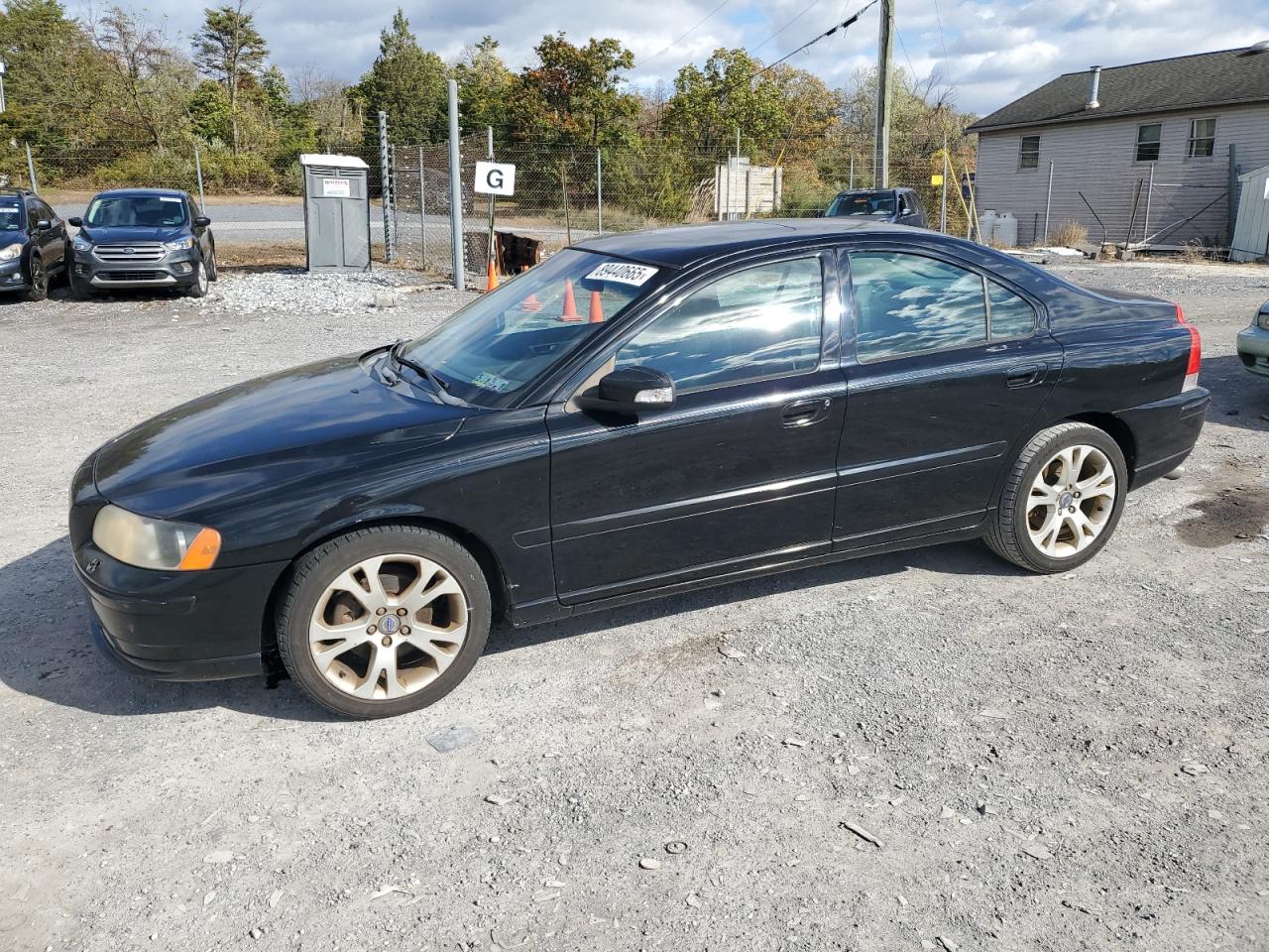 2009 Volvo S60 2.5t Black vin: YV1RS592292726263