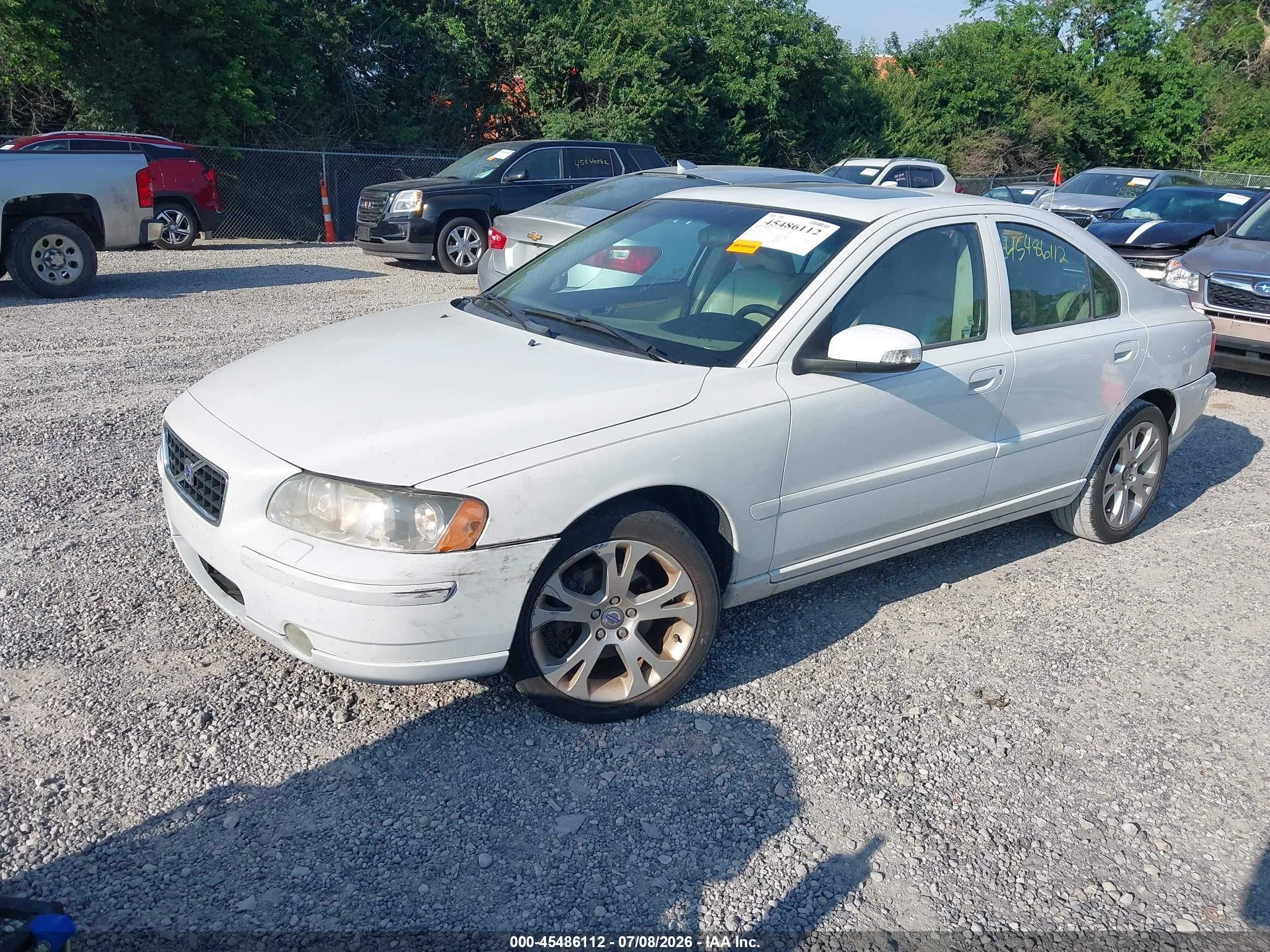2009 Volvo S60 2.5t/2.5t Special Edition White vin: YV1RS592292736596