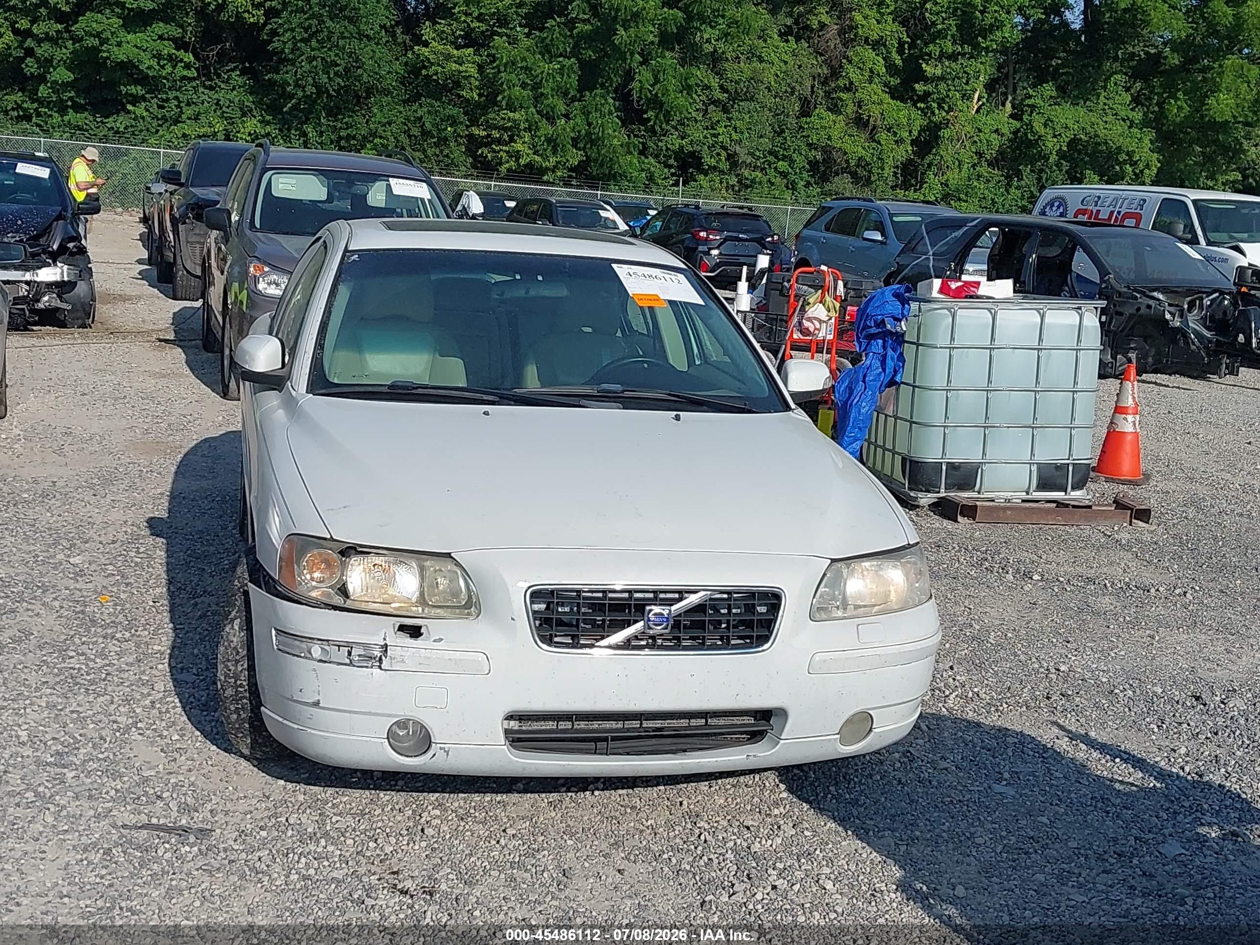 2009 Volvo S60 2.5t/2.5t Special Edition White vin: YV1RS592292736596