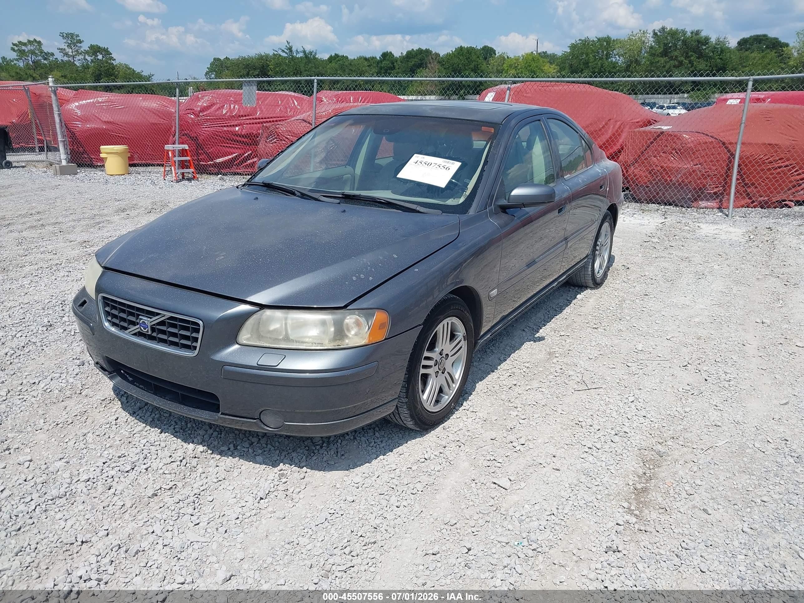 2005 Volvo S60 2.5t A/2.5t A Sr W/premium Package Gray vin: YV1RS592352473920