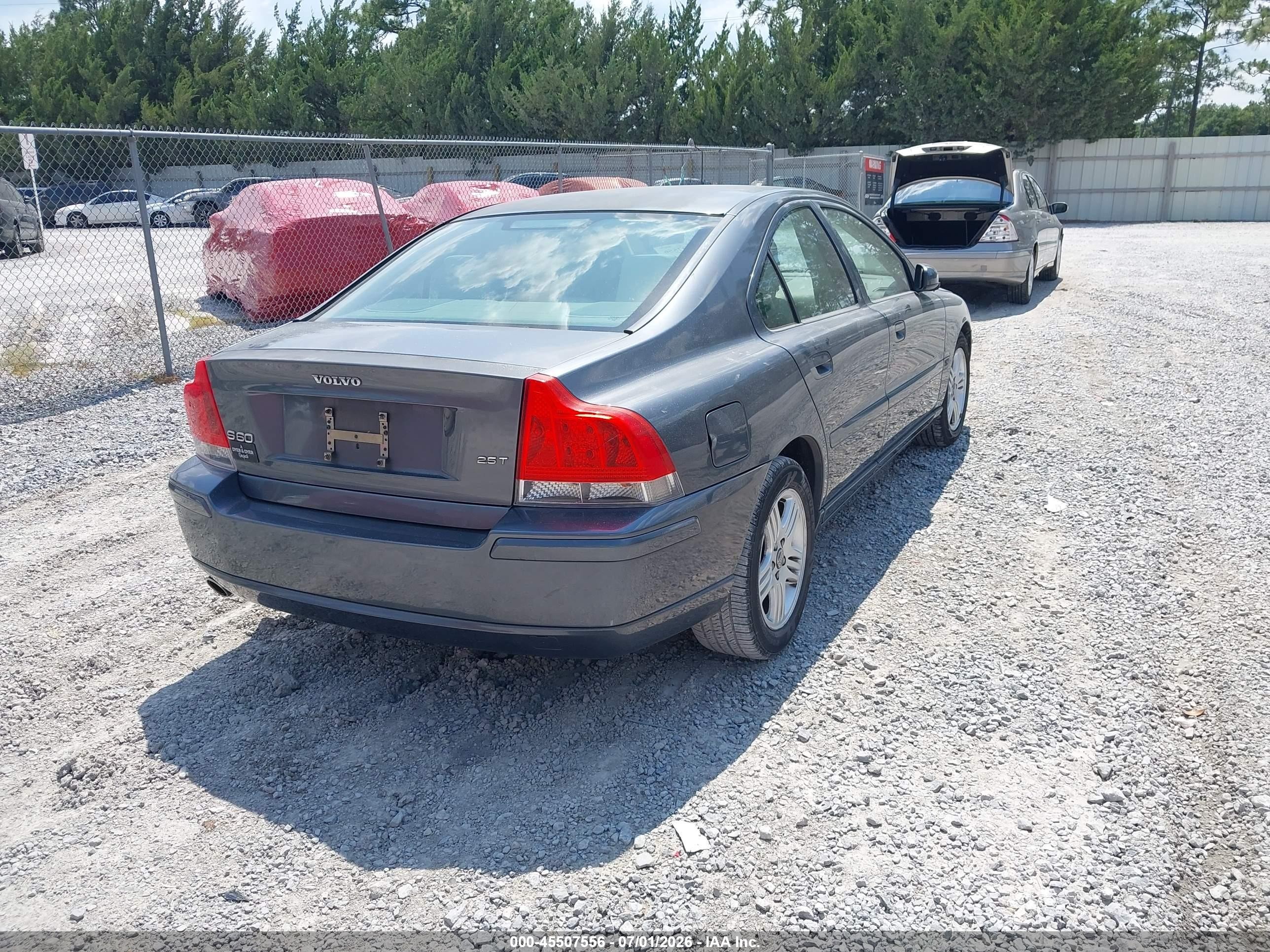 2005 Volvo S60 2.5t A/2.5t A Sr W/premium Package Gray vin: YV1RS592352473920