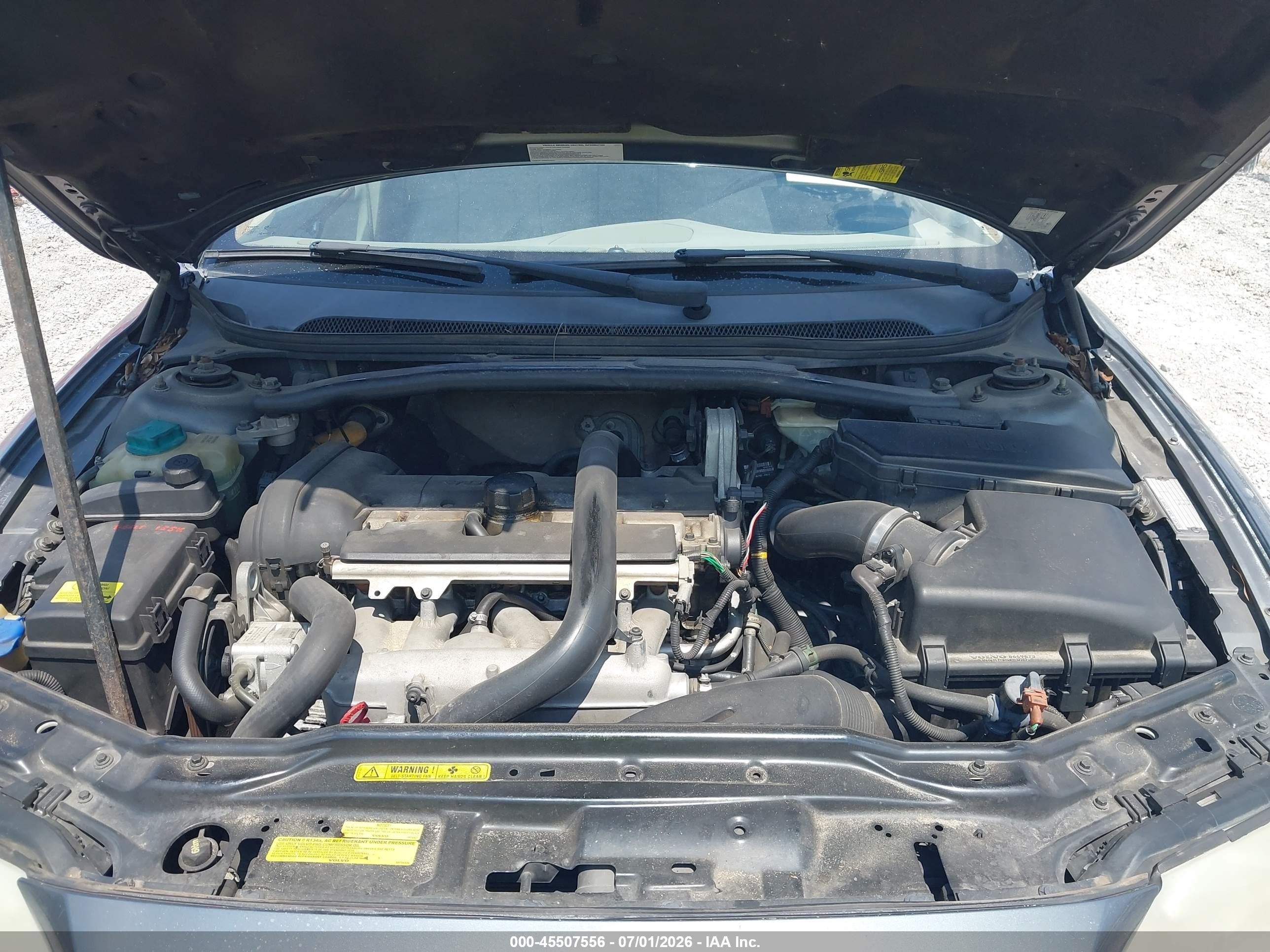 2005 Volvo S60 2.5t A/2.5t A Sr W/premium Package Gray vin: YV1RS592352473920