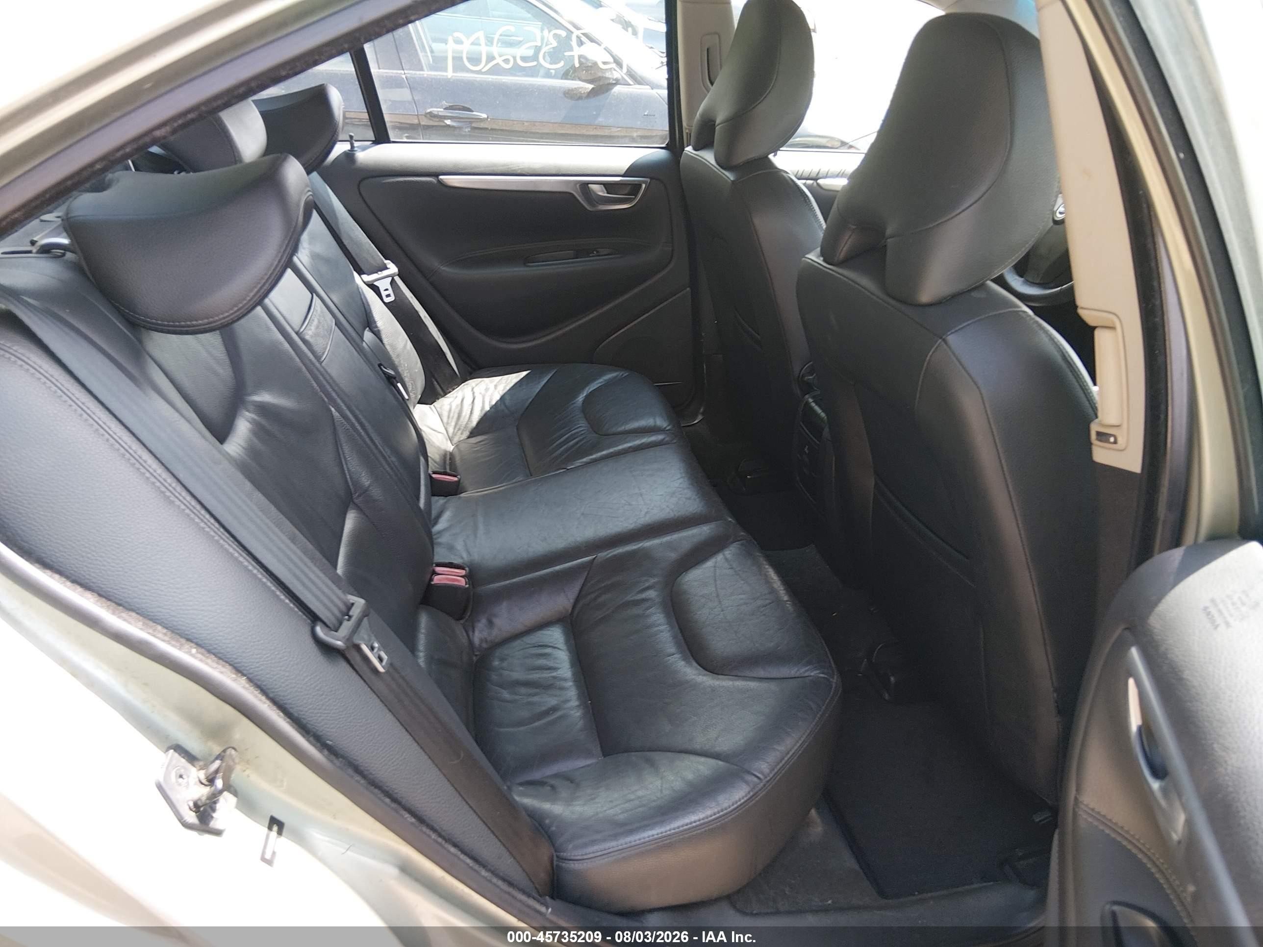 2008 Volvo S60 2.5t/2.5t W/snrf Gray vin: YV1RS592382686967
