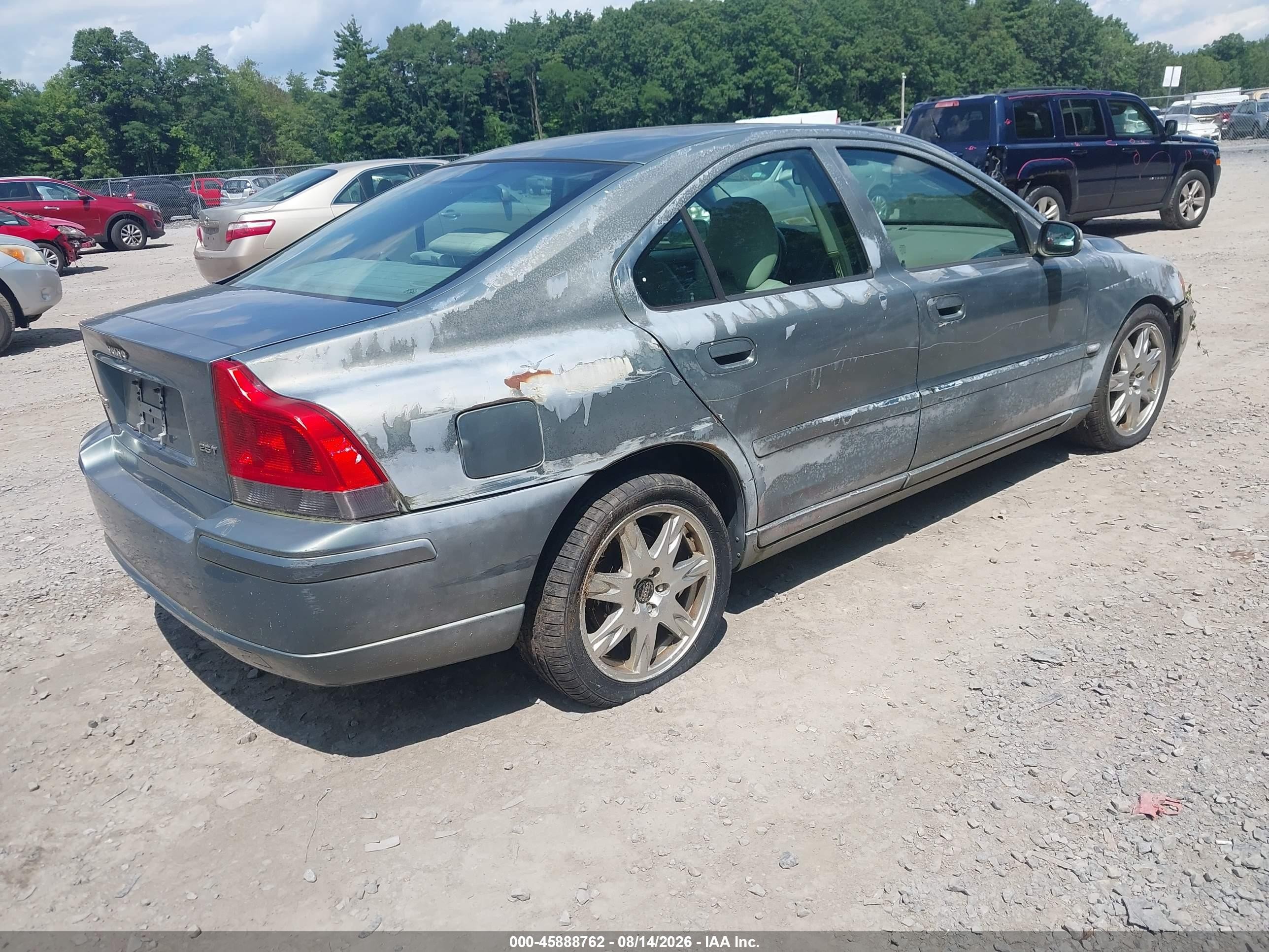 2005 Volvo S60 2.5t A/2.5t A Sr W/premium Package Teal vin: YV1RS592452483355