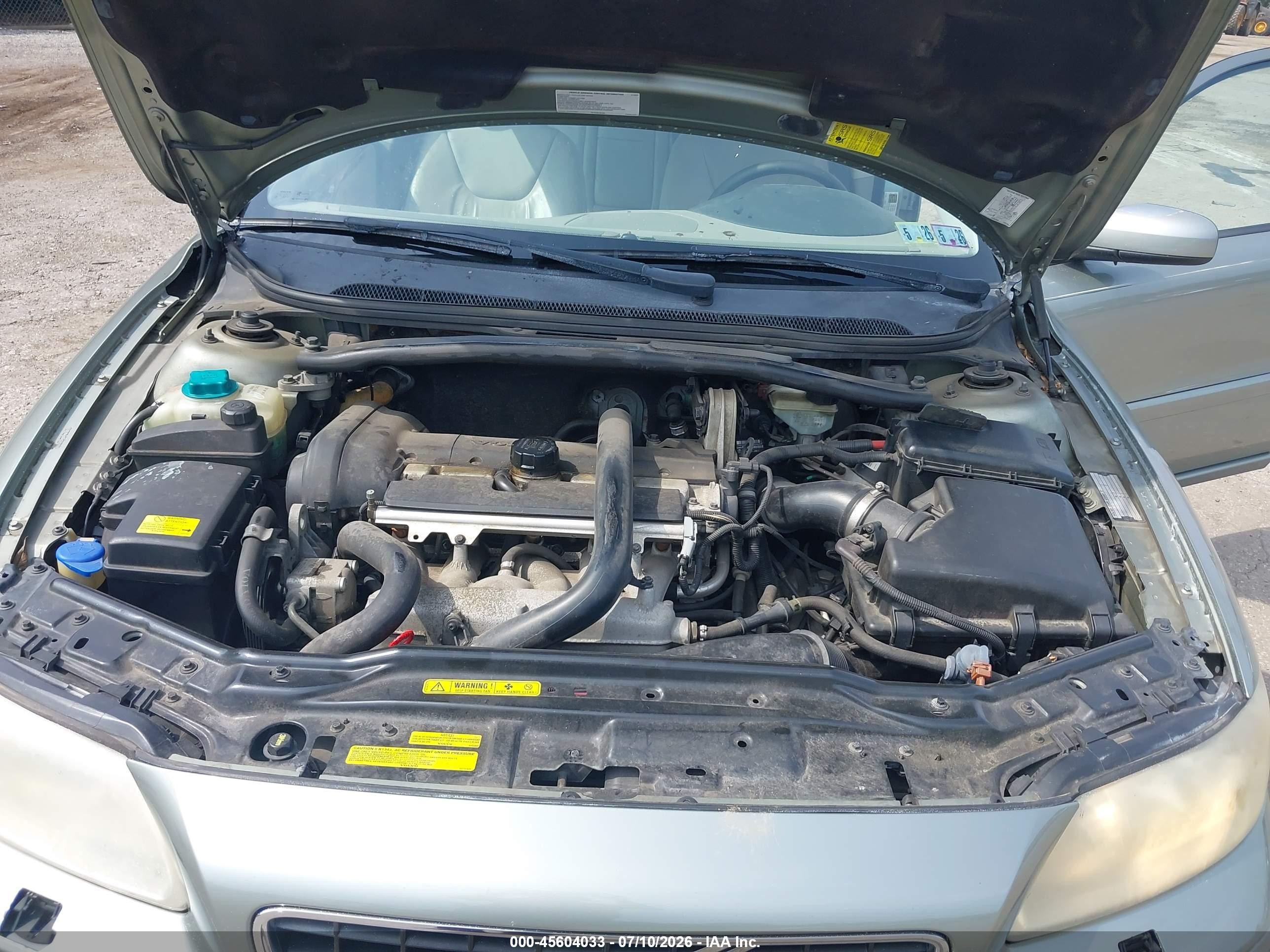 2006 Volvo S60 2.5t Gray vin: YV1RS592462521801