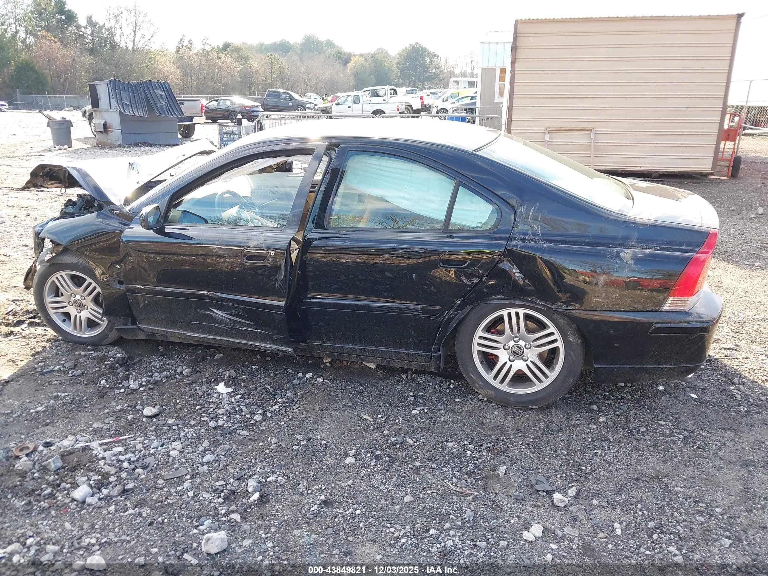 2006 Volvo S60 2.5t Black vin: YV1RS592462543815