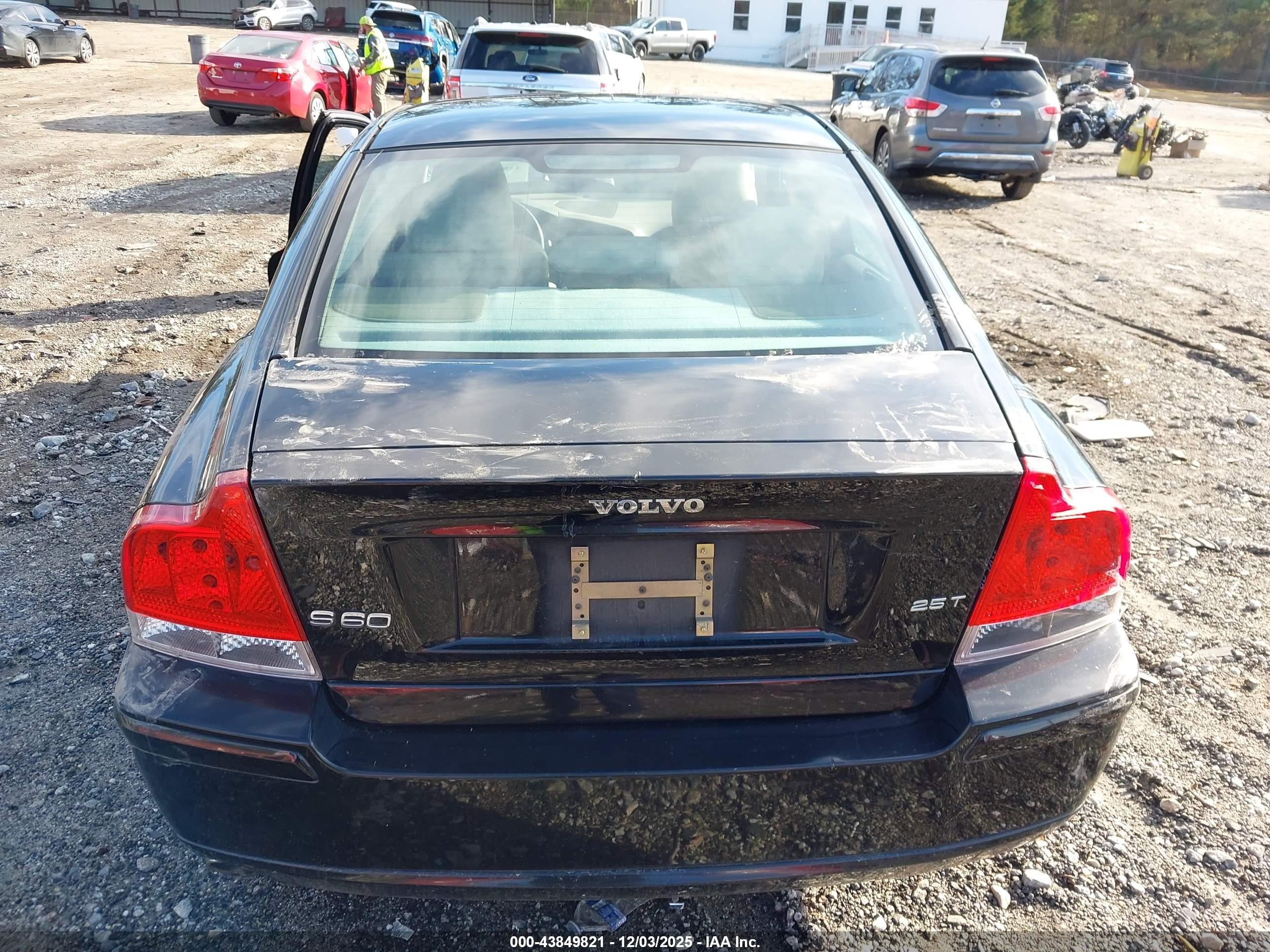 2006 Volvo S60 2.5t Black vin: YV1RS592462543815