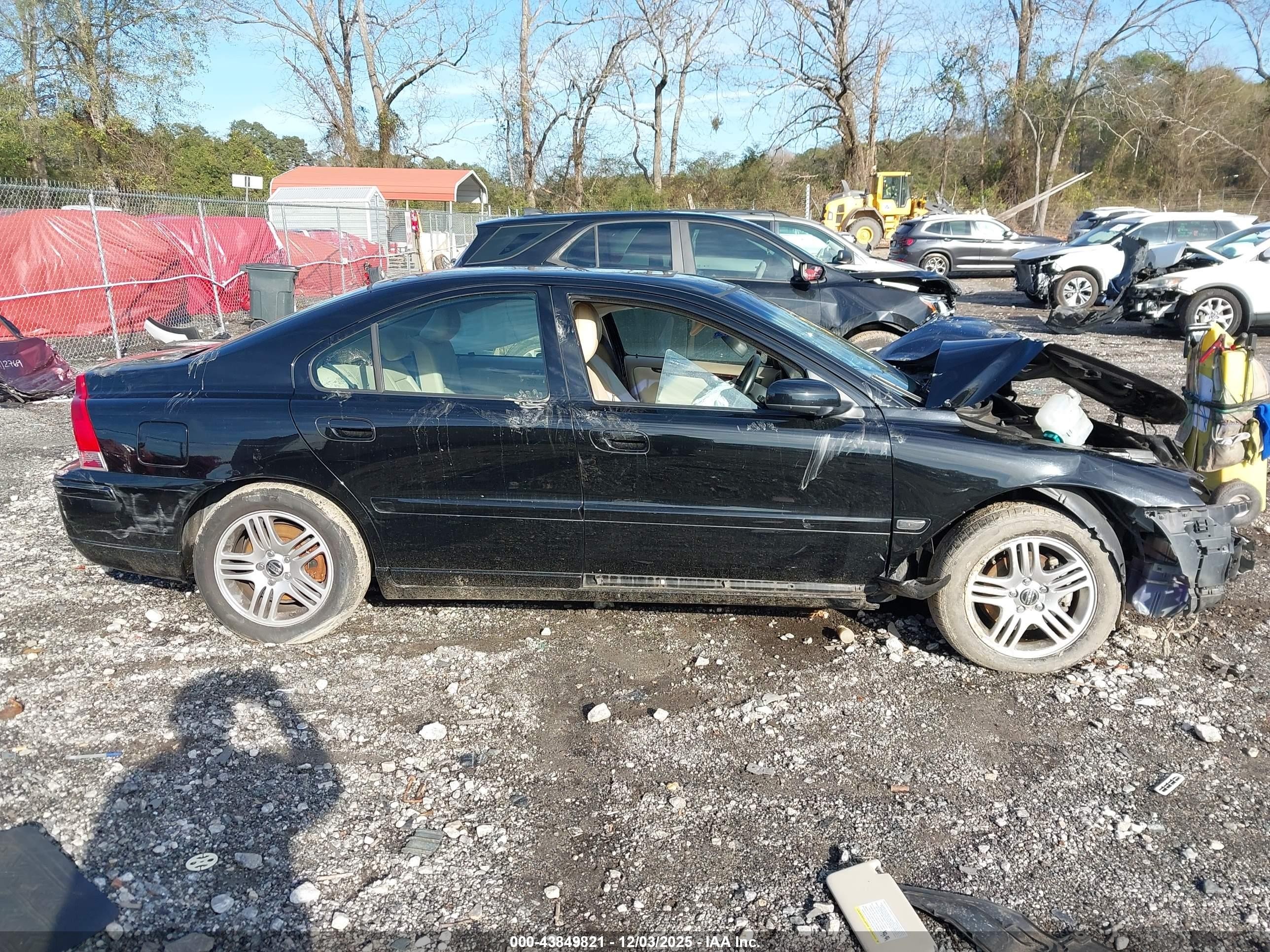 2006 Volvo S60 2.5t Black vin: YV1RS592462543815