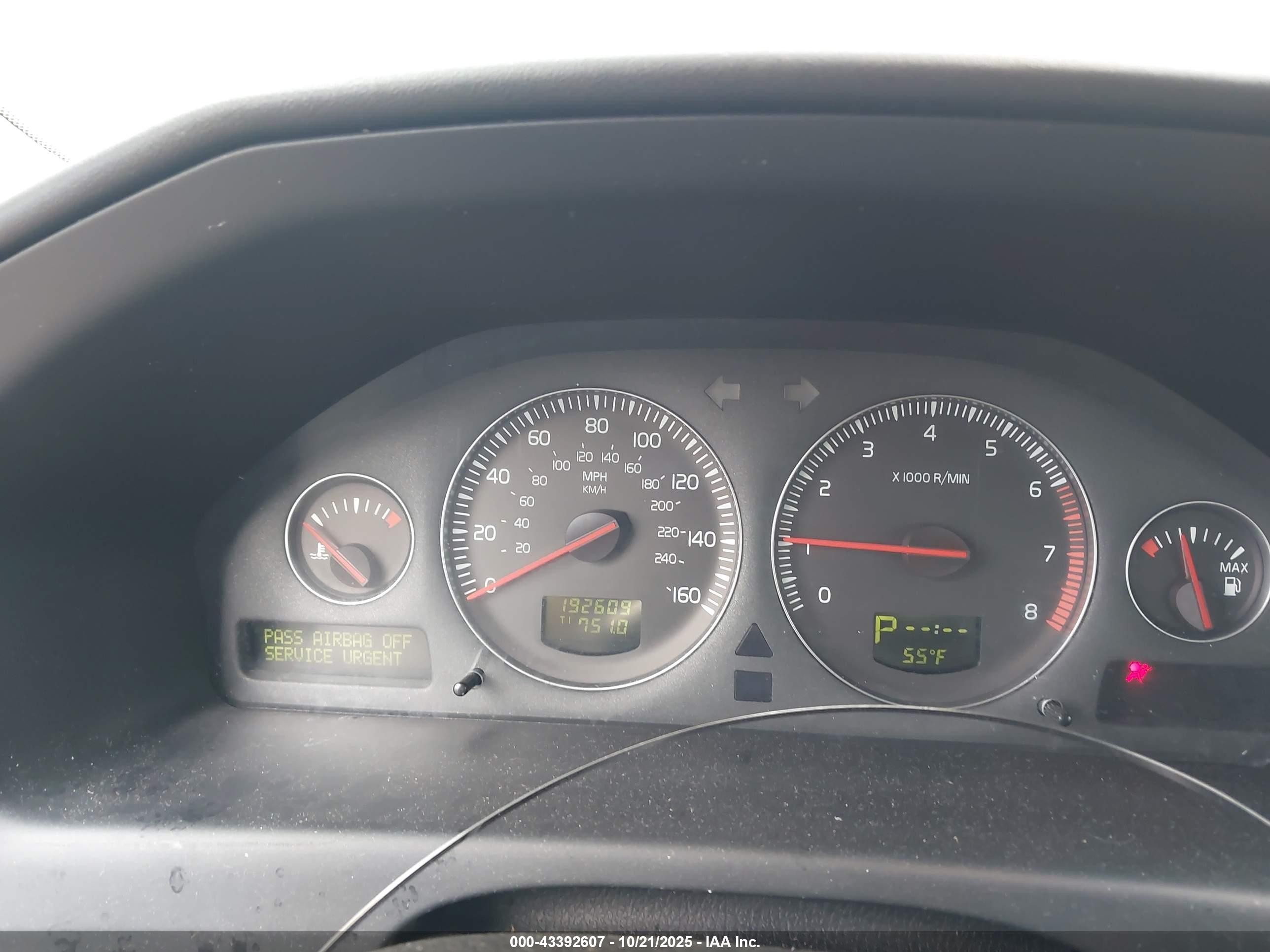 2006 Volvo S60 2.5t Blue vin: YV1RS592462555897