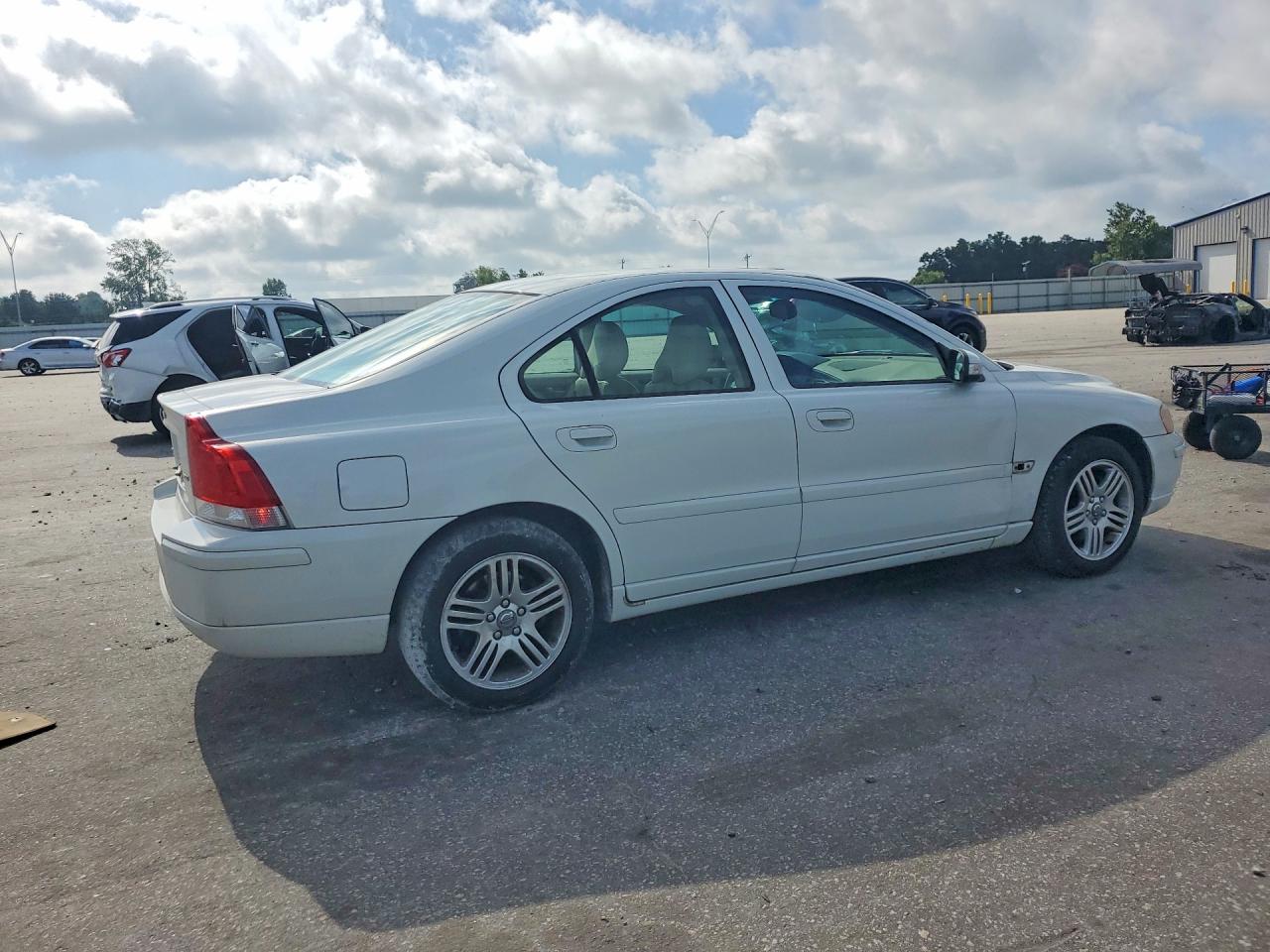 2007 Volvo S60 2.5t White vin: YV1RS592472609507