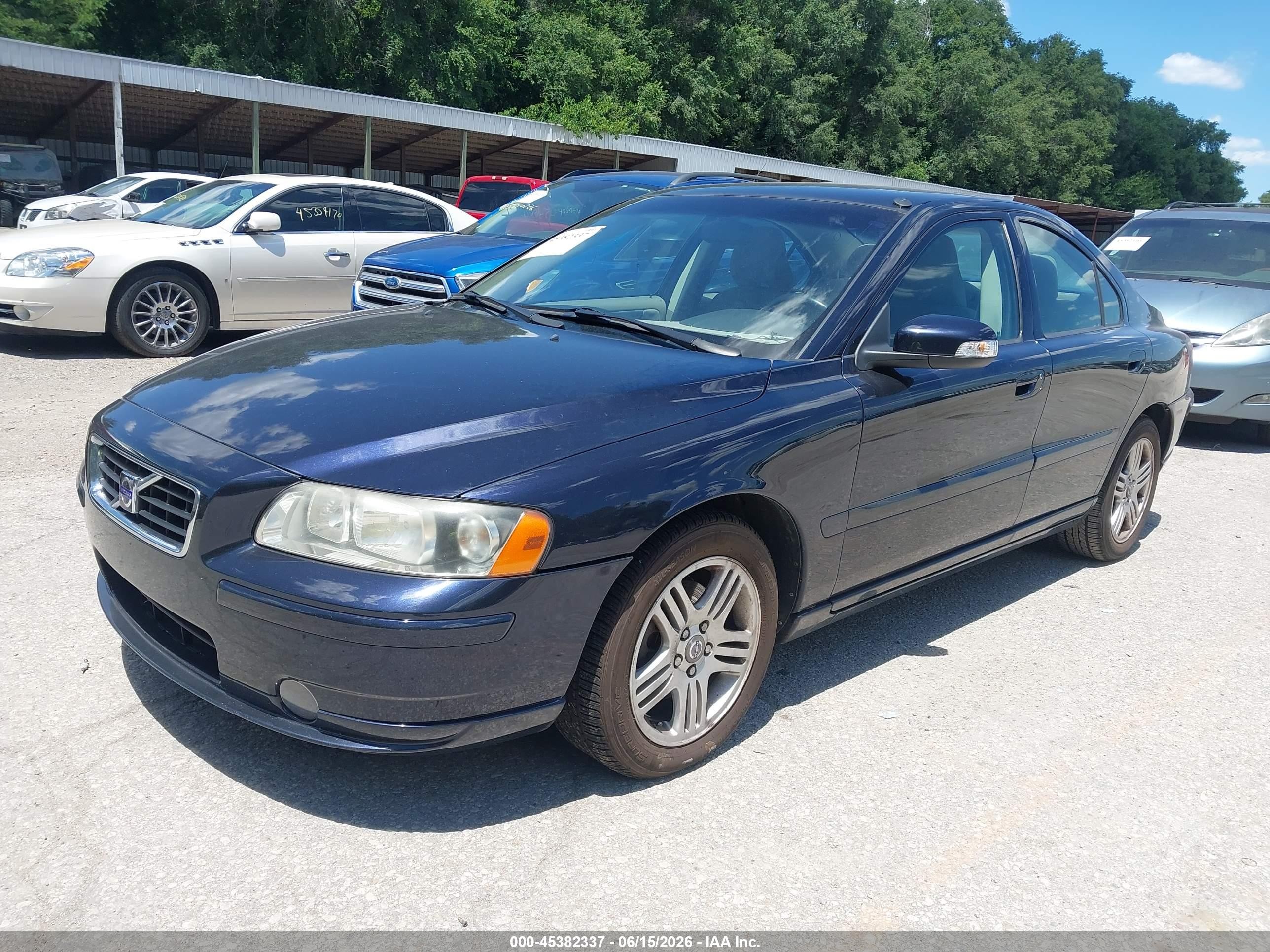 2007 Volvo S60 2.5t Blue vin: YV1RS592472630924