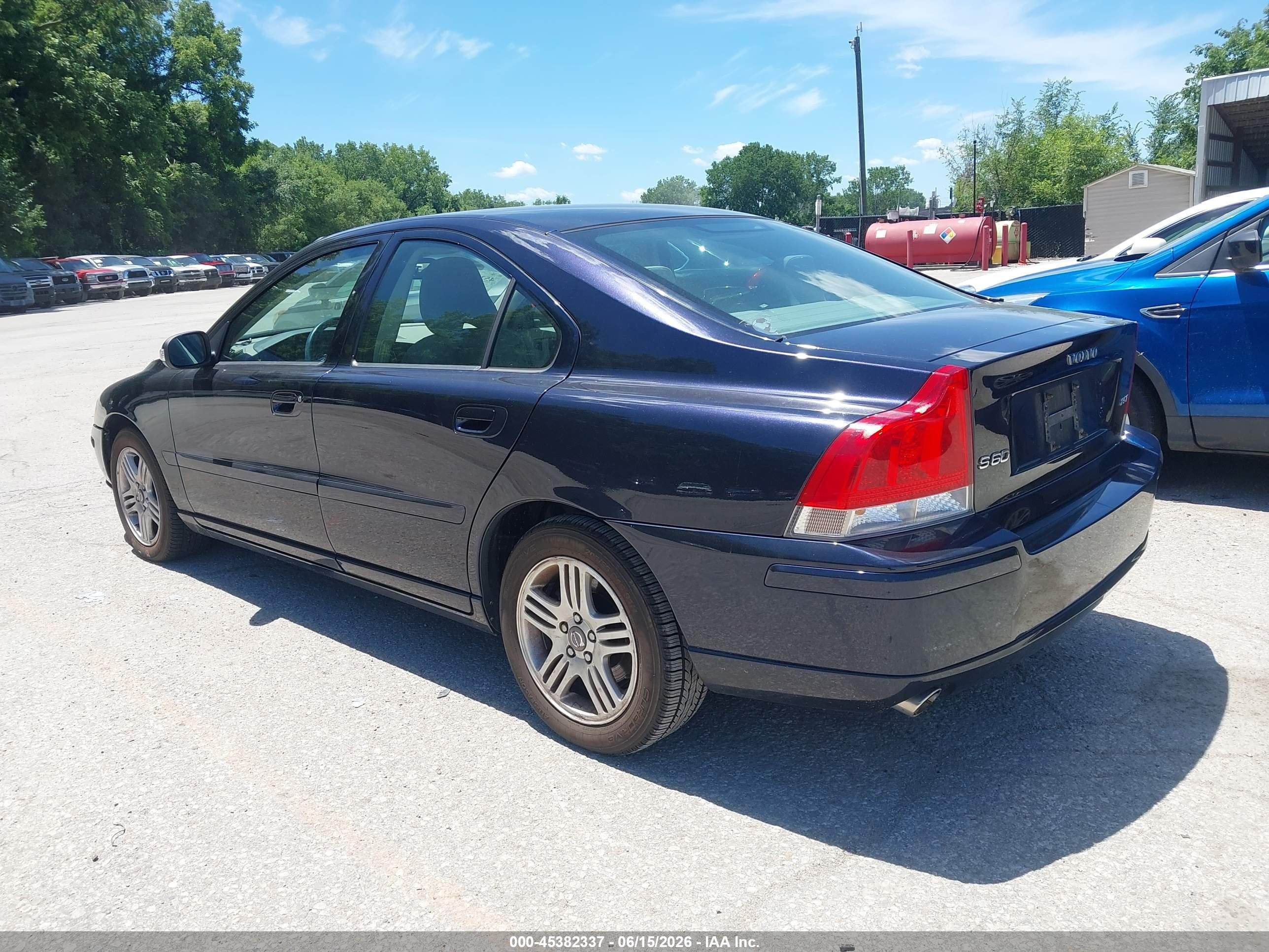 2007 Volvo S60 2.5t Blue vin: YV1RS592472630924