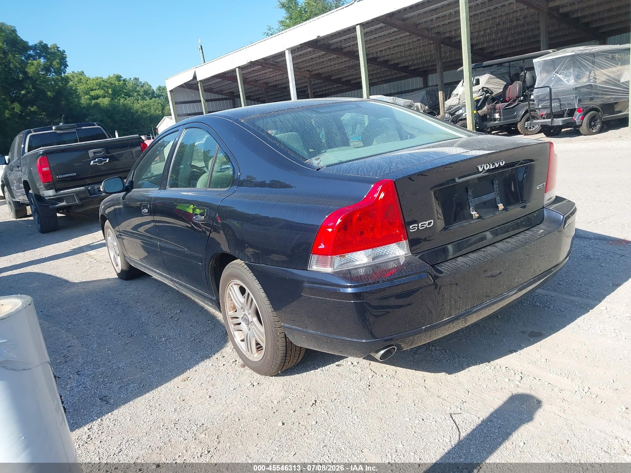 2007 Volvo S60 2.5t Синий vin: YV1RS592472630924