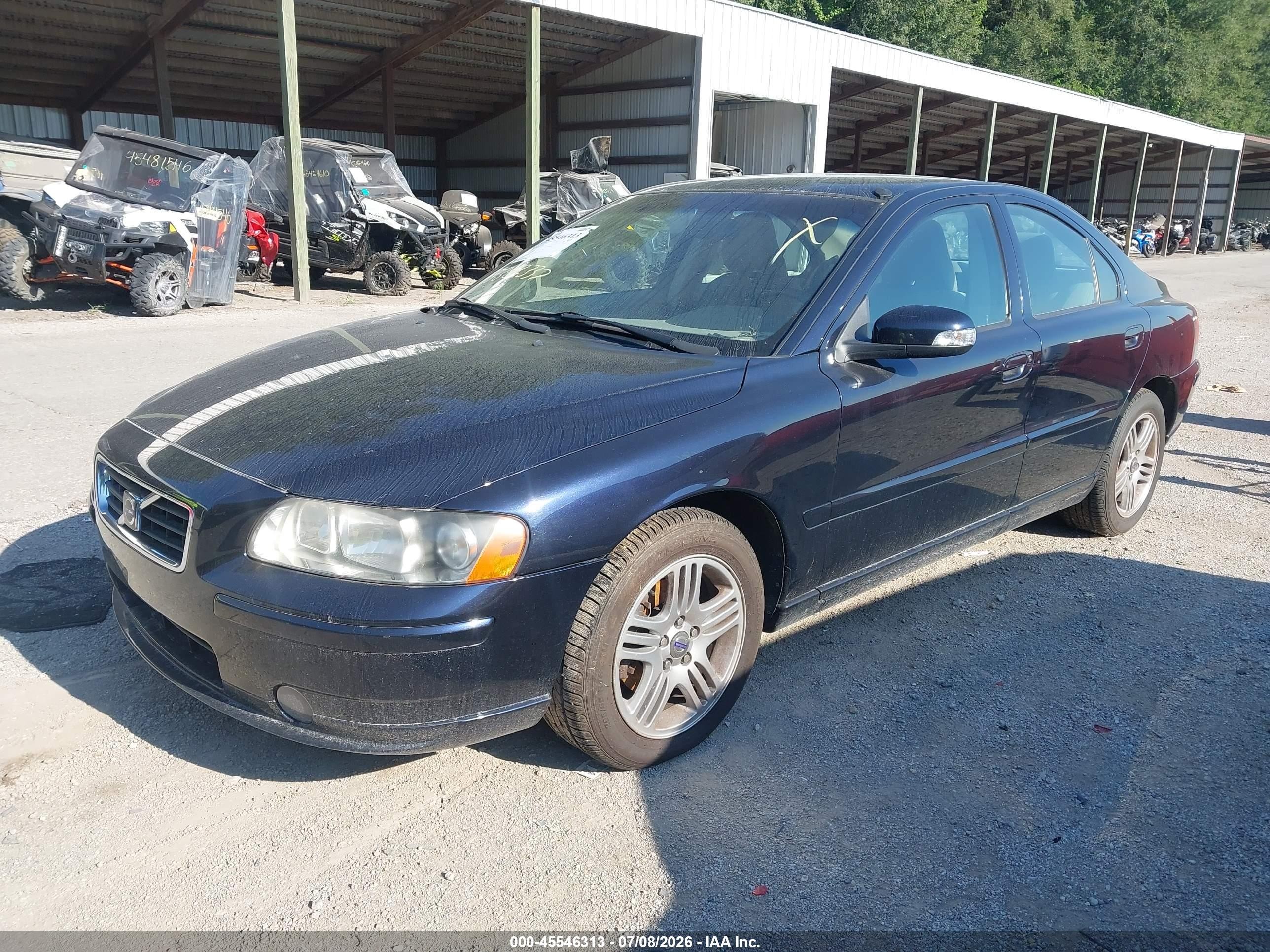 2007 Volvo S60 2.5t Синий vin: YV1RS592472630924