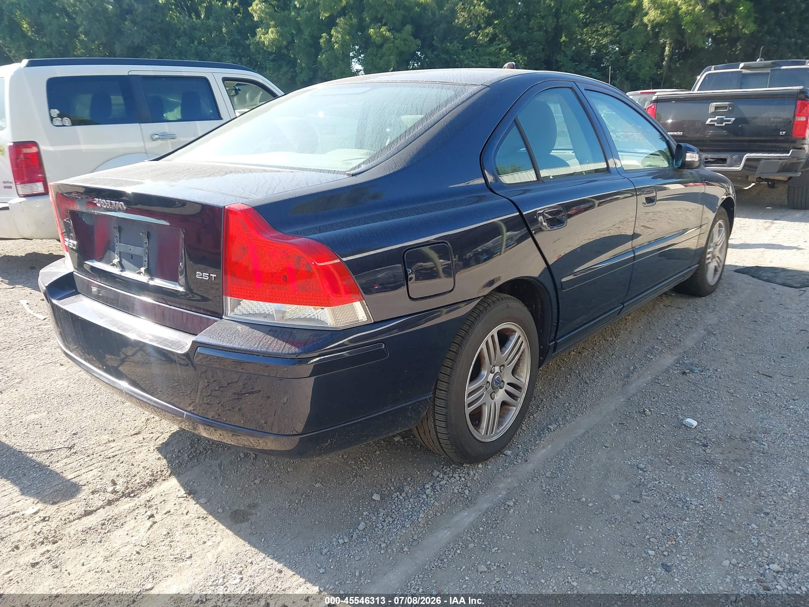 2007 Volvo S60 2.5t Синий vin: YV1RS592472630924