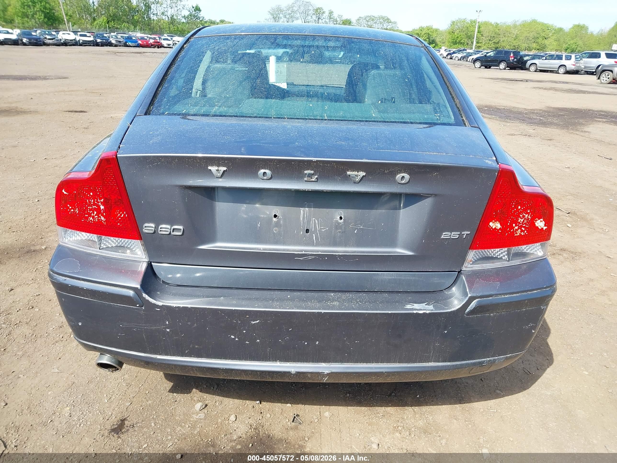 2009 Volvo S60 2.5t/2.5t Special Edition Gray vin: YV1RS592492727656