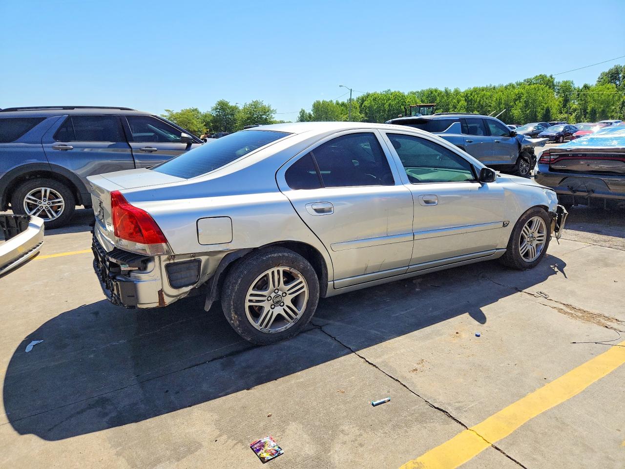 2006 Volvo S60 2.5t Silver vin: YV1RS592562508555