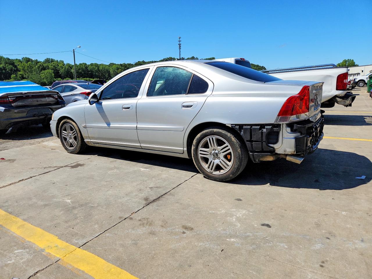 2006 Volvo S60 2.5t Silver vin: YV1RS592562508555