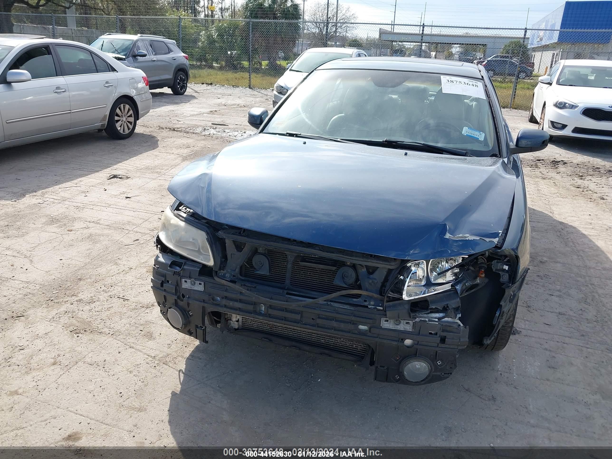 2008 Volvo S60 2.5t Blue vin: YV1RS592582676795