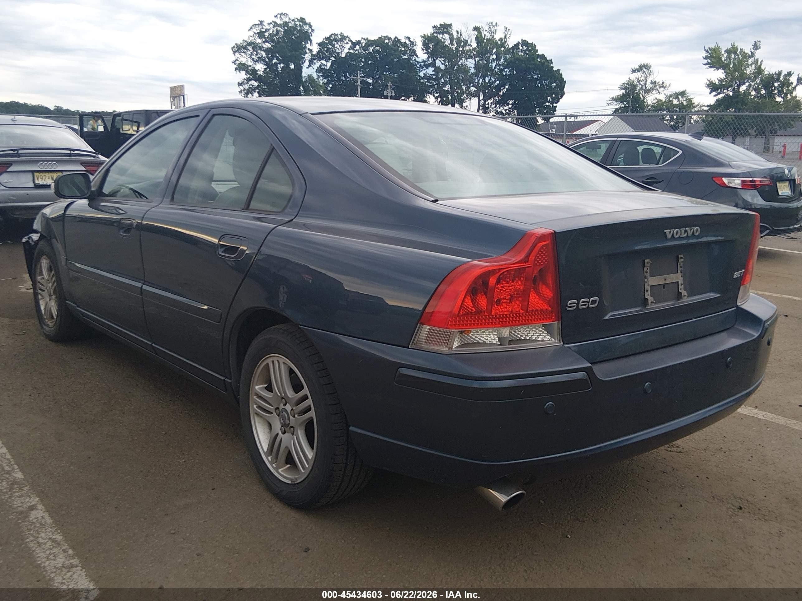 2007 Volvo S60 2.5t Синий vin: YV1RS592672602221