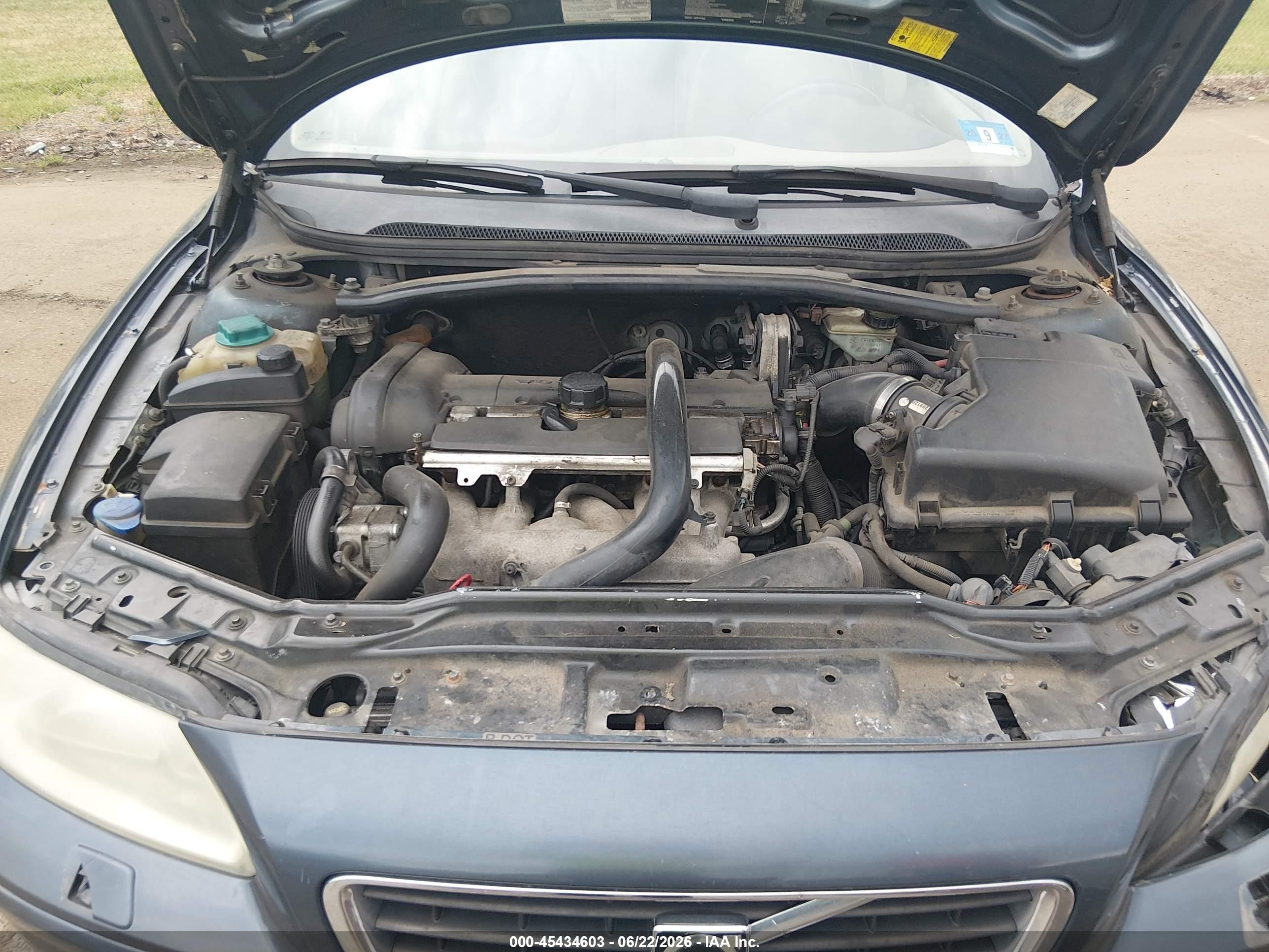 2007 Volvo S60 2.5t Синий vin: YV1RS592672602221