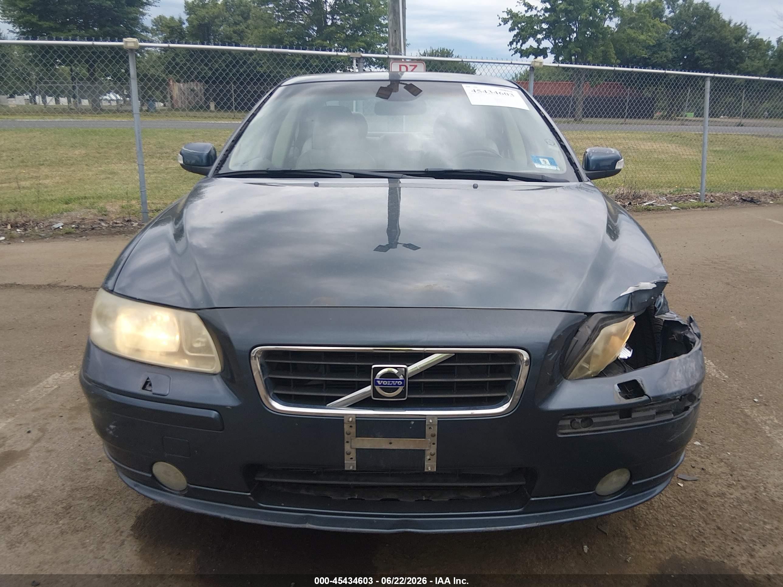 2007 Volvo S60 2.5t Синий vin: YV1RS592672602221