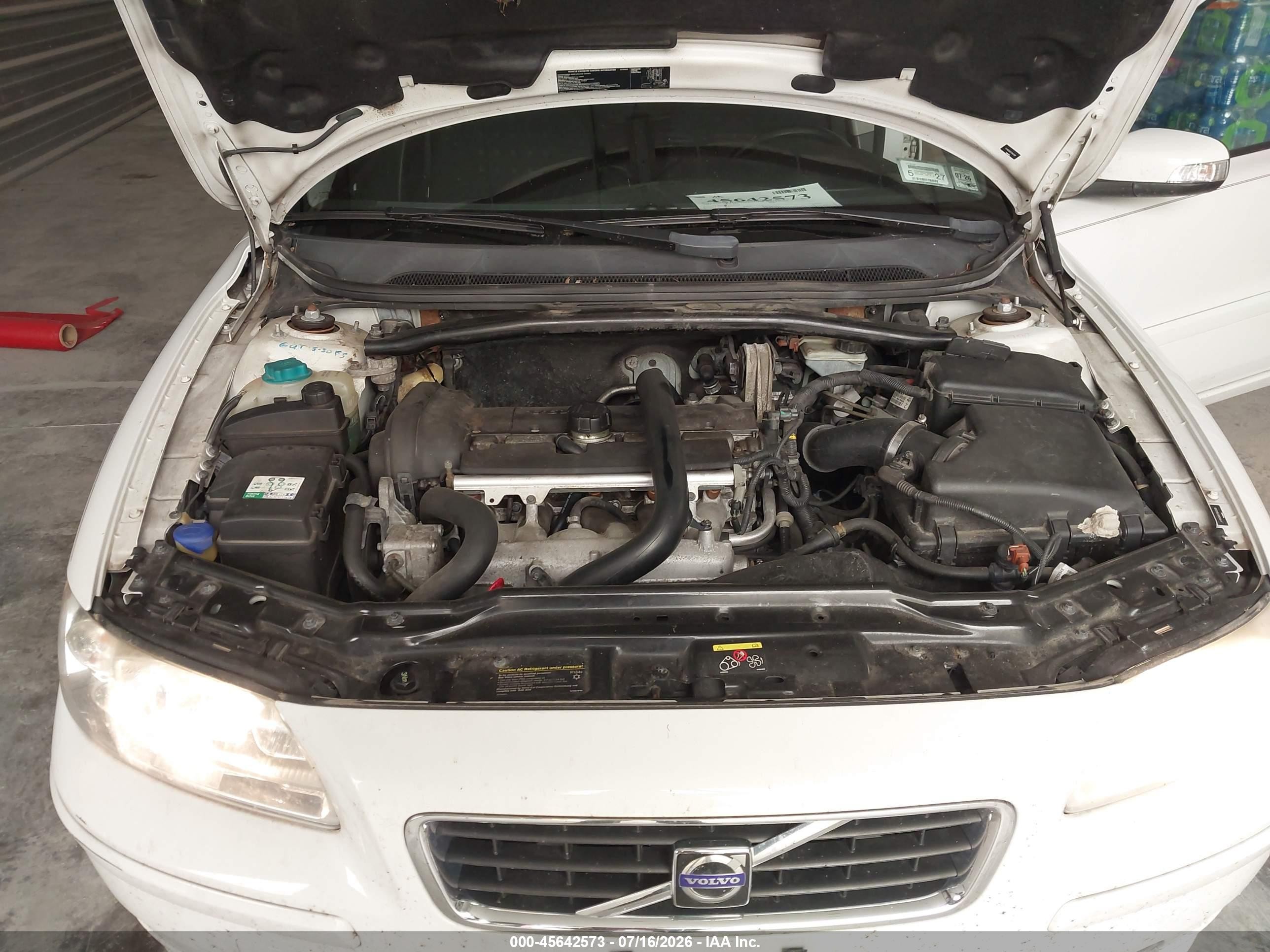 2007 Volvo S60 2.5t White vin: YV1RS592672643268
