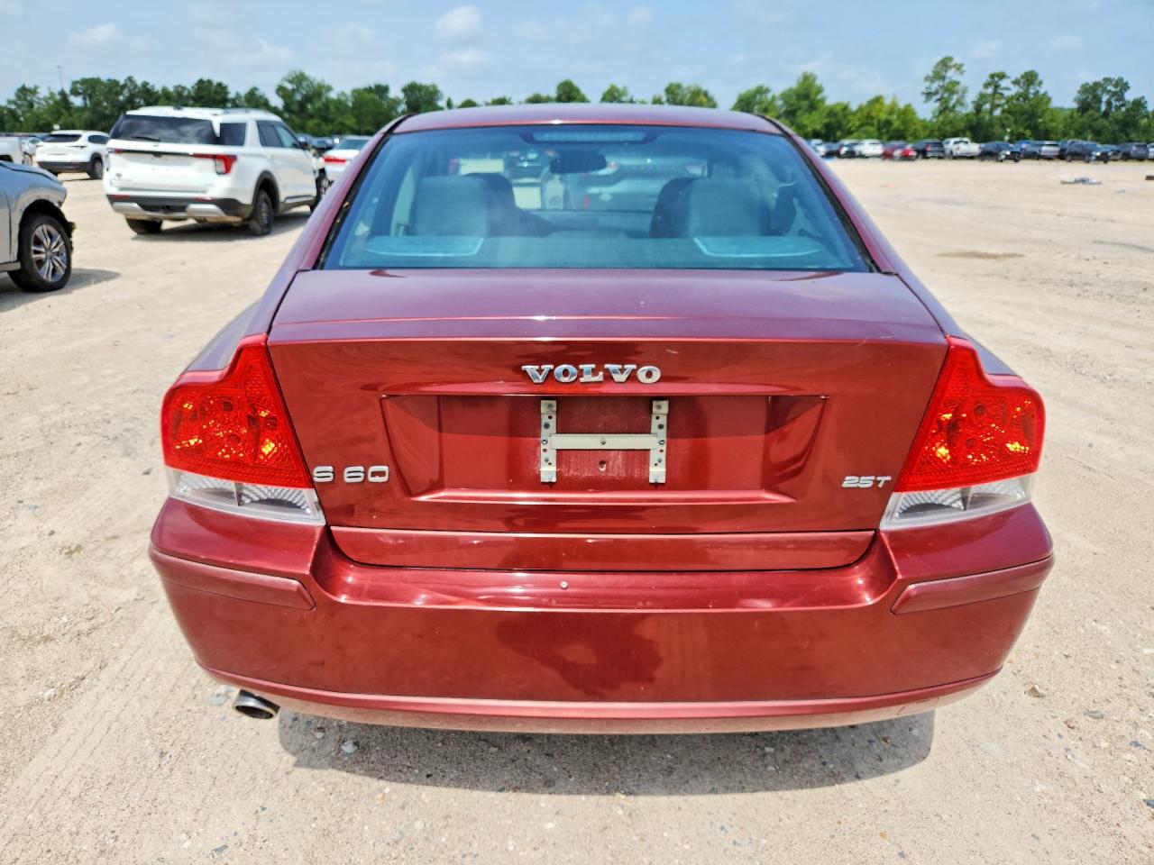 2008 Volvo S60 2.5t Red vin: YV1RS592782673803