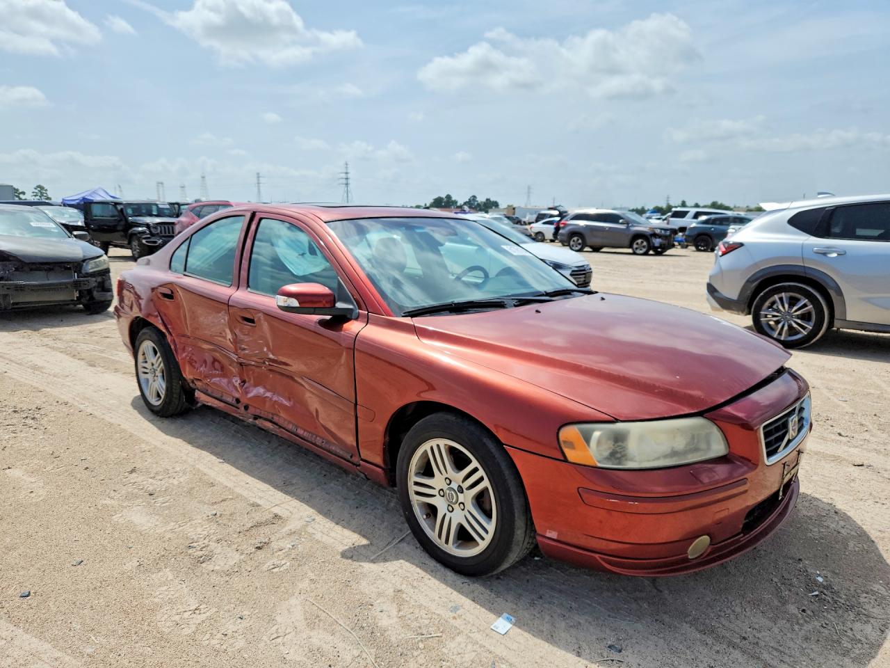2008 Volvo S60 2.5t Red vin: YV1RS592782673803