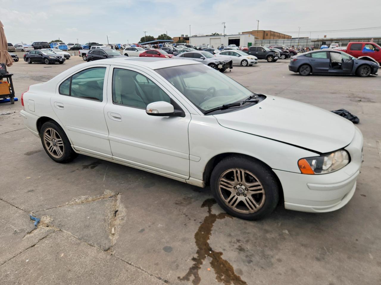 2008 Volvo S60 2.5t White vin: YV1RS592782689709