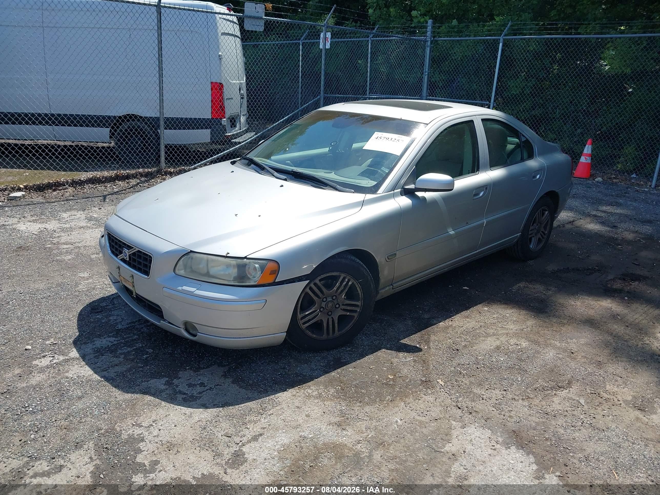 2005 Volvo S60 2.5t A/2.5t A Sr W/premium Package Серебряный vin: YV1RS592852470785