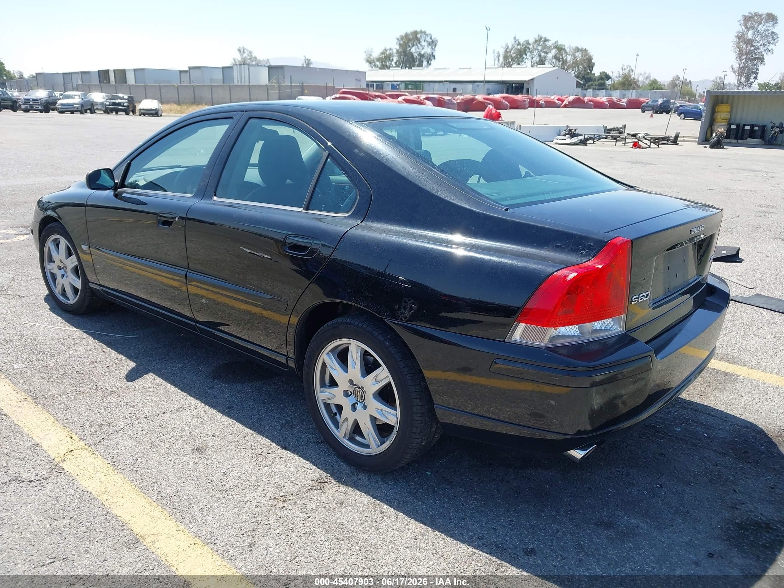 2006 Volvo S60 2.5t Black vin: YV1RS592862543431
