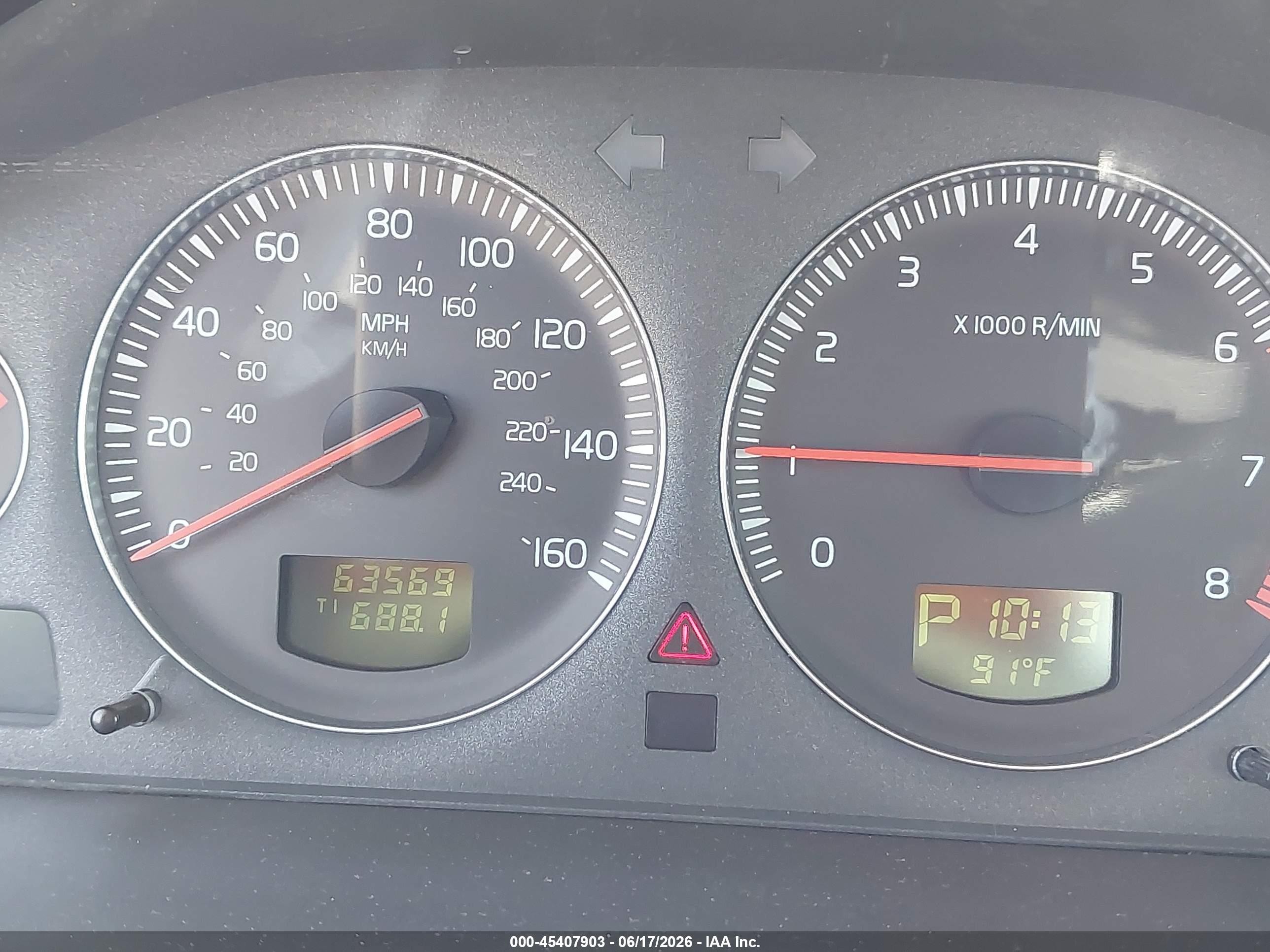 2006 Volvo S60 2.5t Black vin: YV1RS592862543431