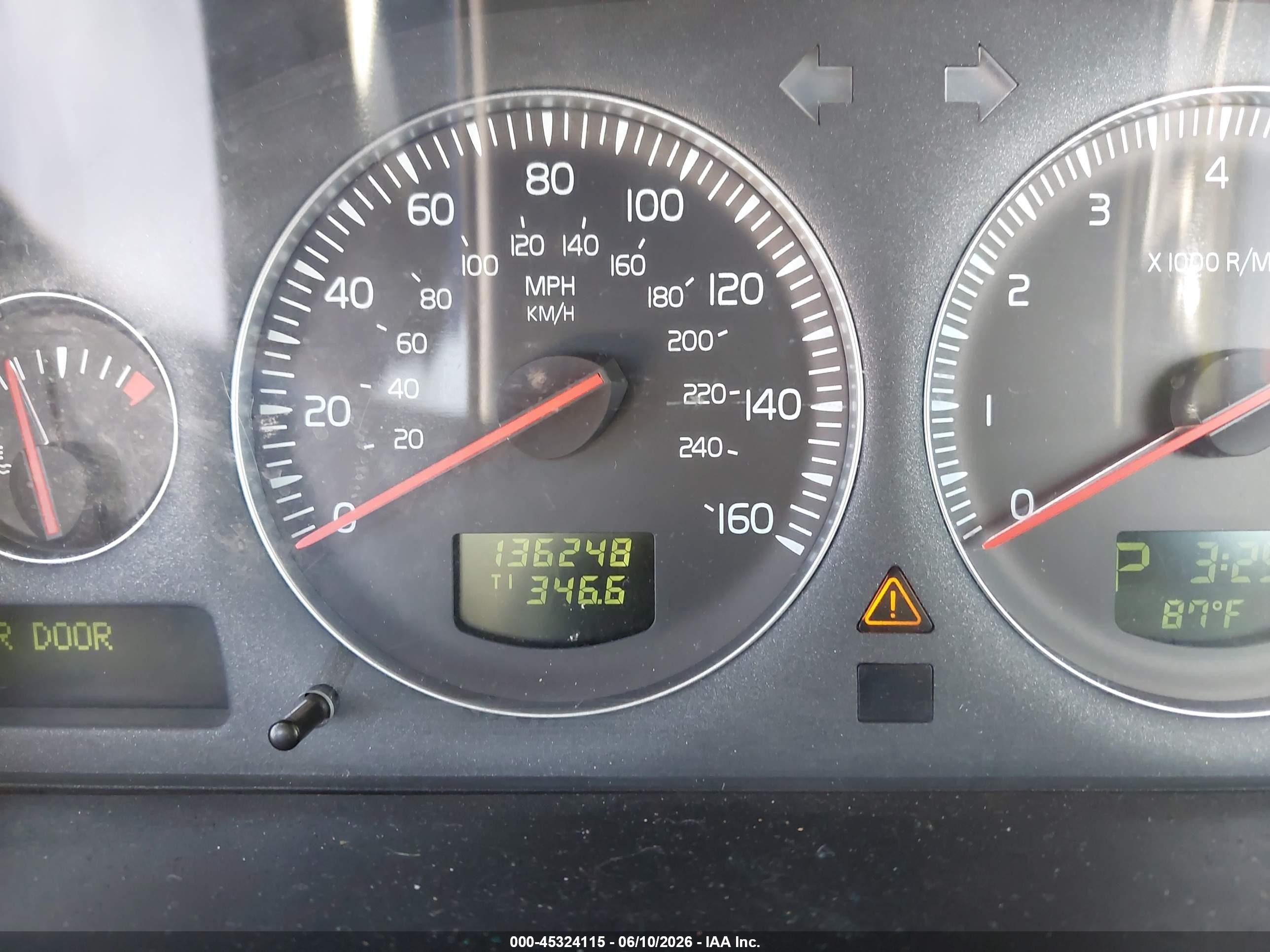 2006 Volvo S60 2.5t Silver vin: YV1RS592862543493
