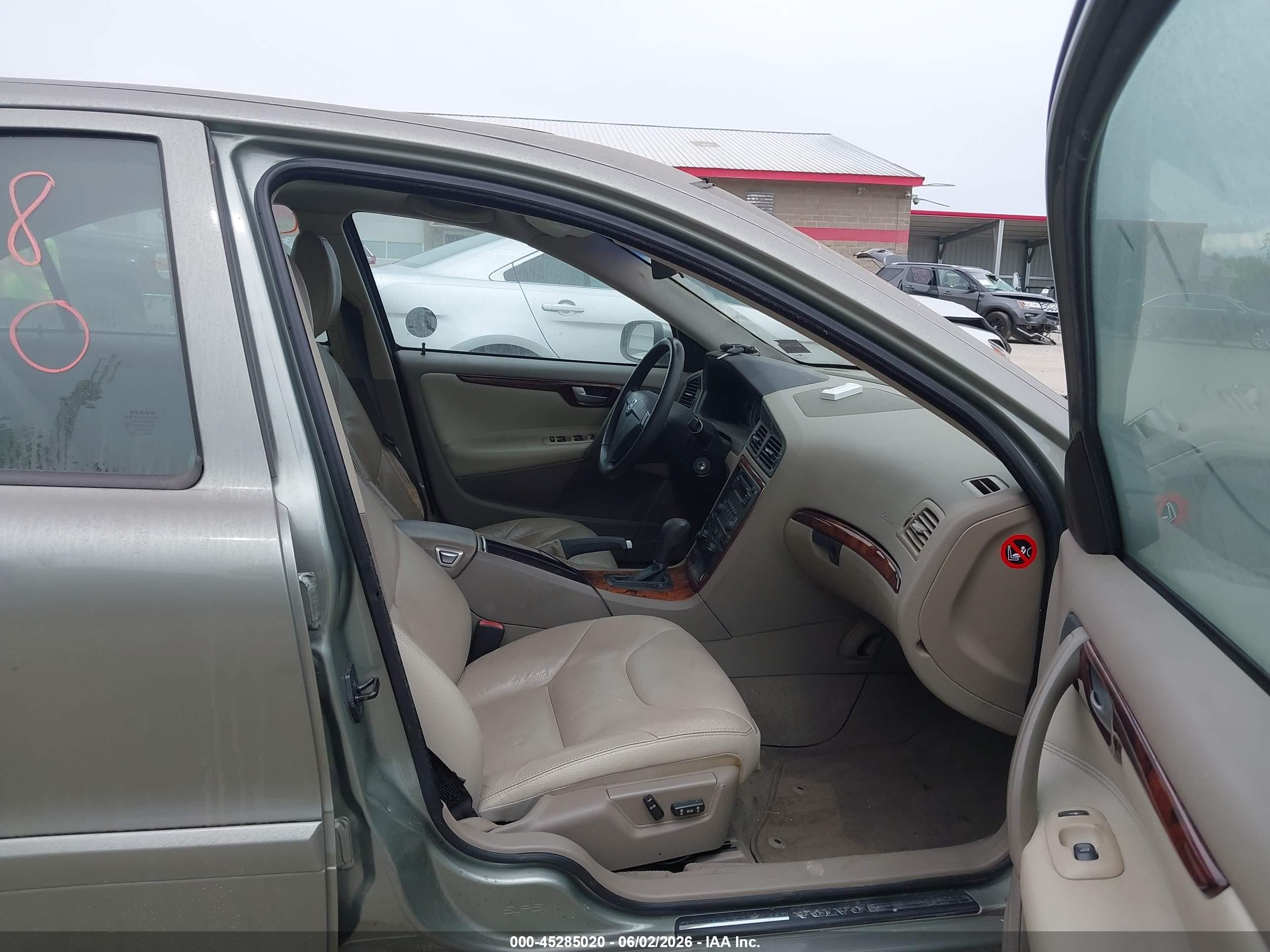 2007 Volvo S60 2.5t Green vin: YV1RS592872635348