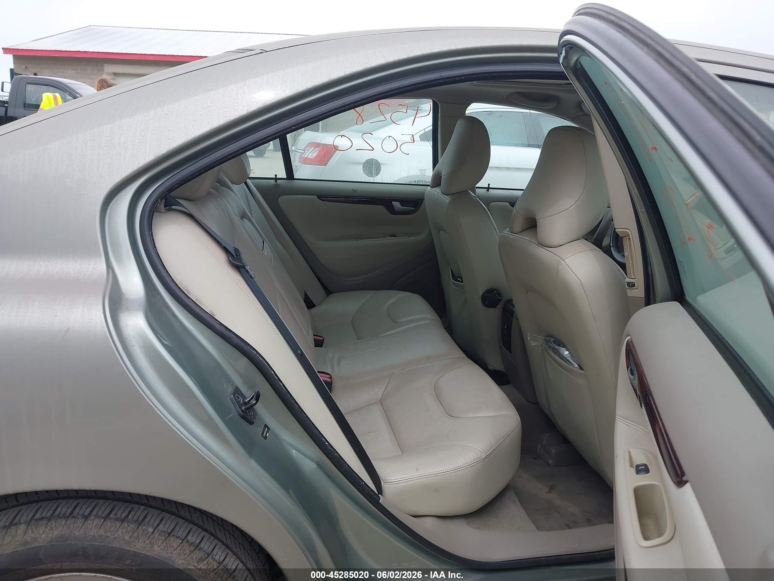 2007 Volvo S60 2.5t Green vin: YV1RS592872635348