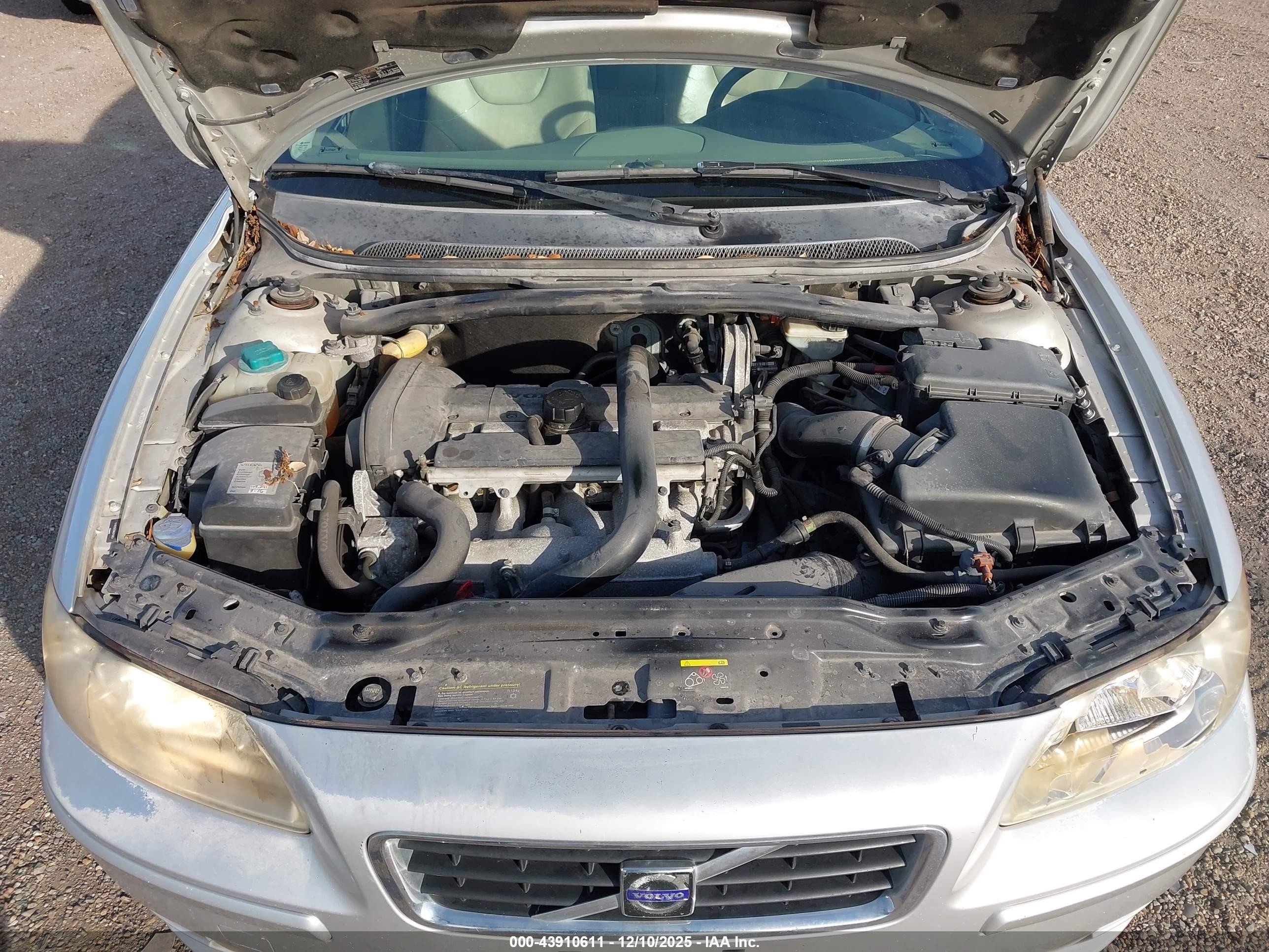 2008 Volvo S60 2.5t Silver vin: YV1RS592982670854