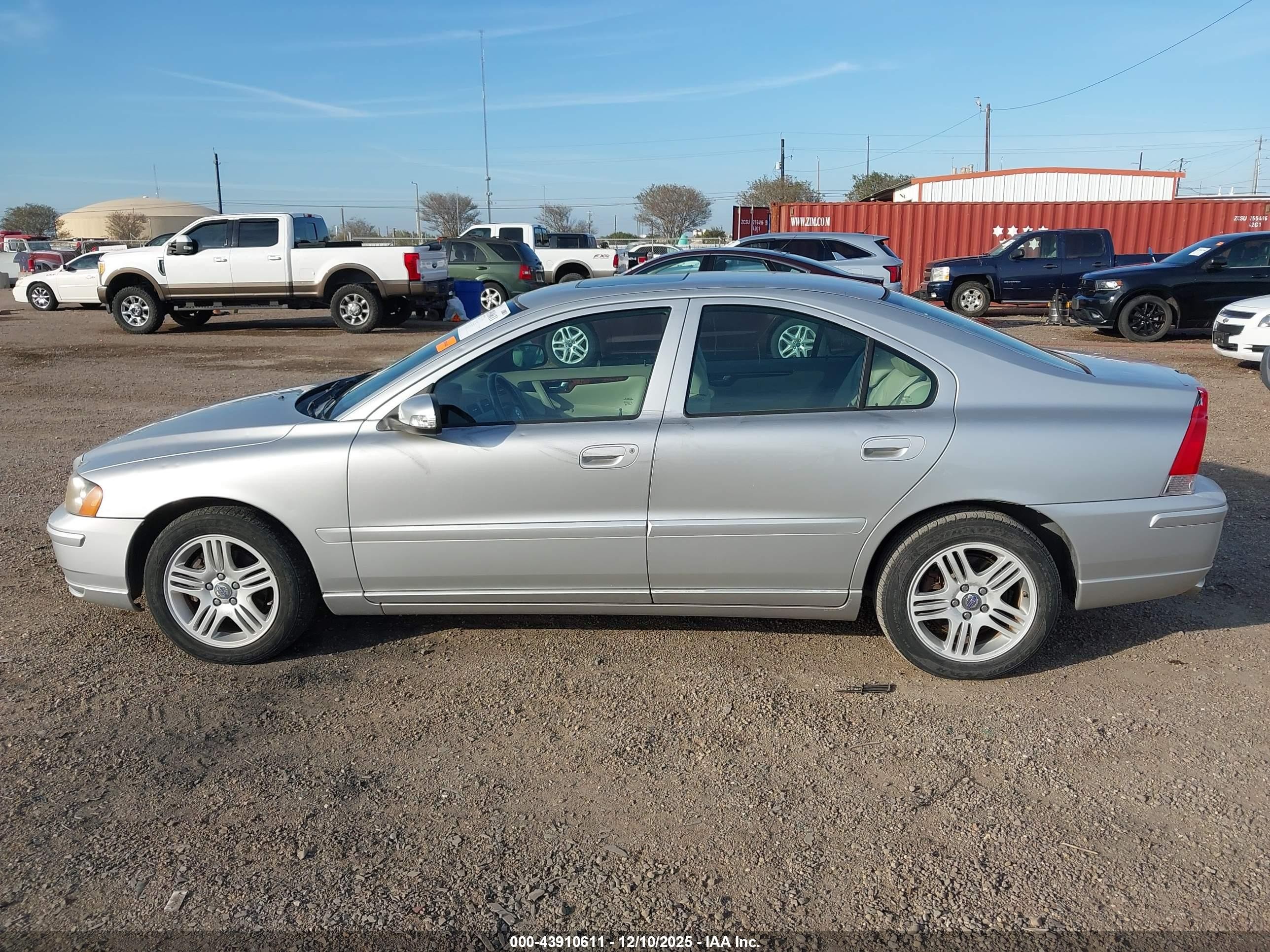 2008 Volvo S60 2.5t Silver vin: YV1RS592982670854
