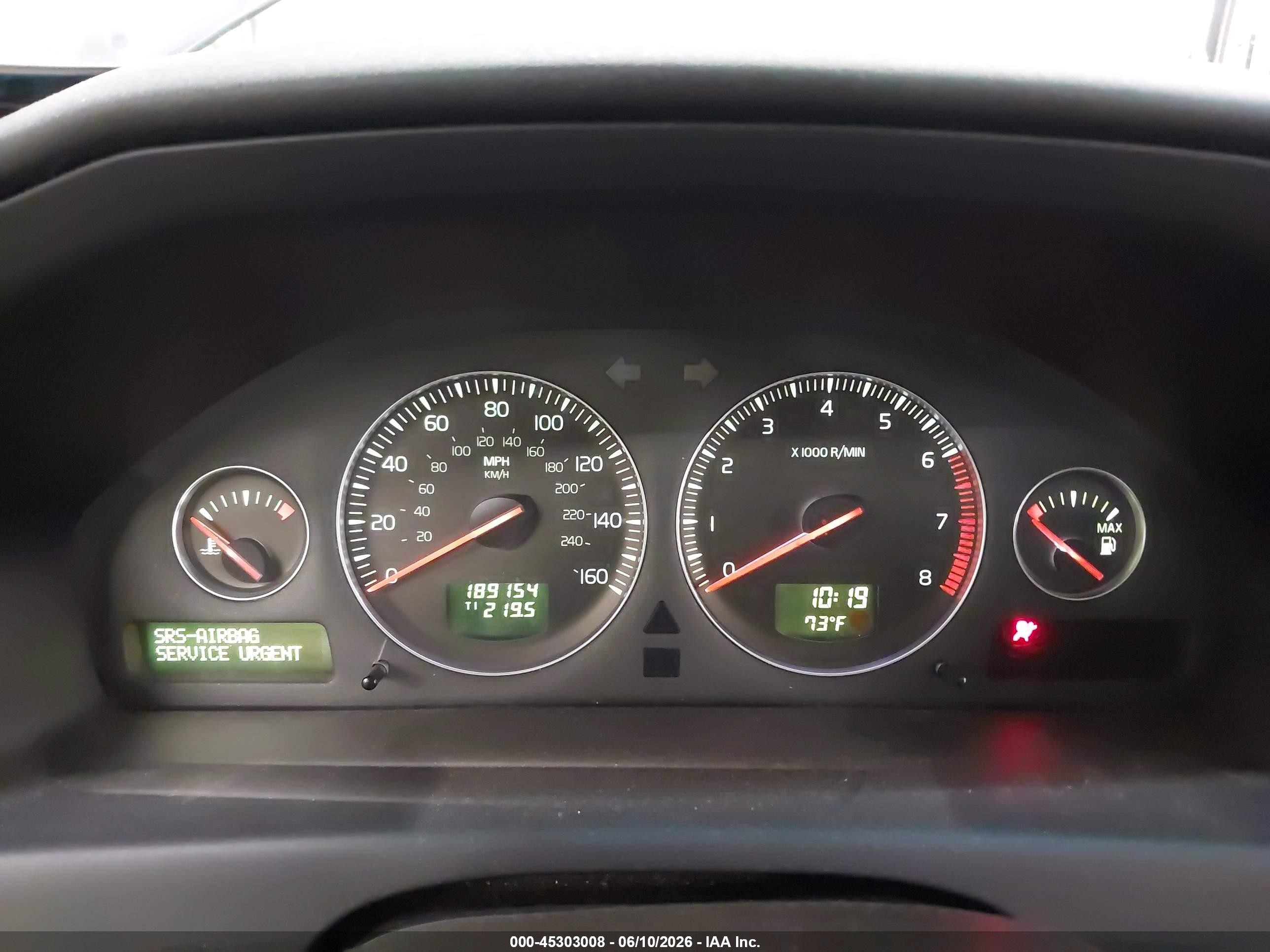 2008 Volvo S60 2.5t/2.5t W/snrf Light Blue vin: YV1RS592982673172