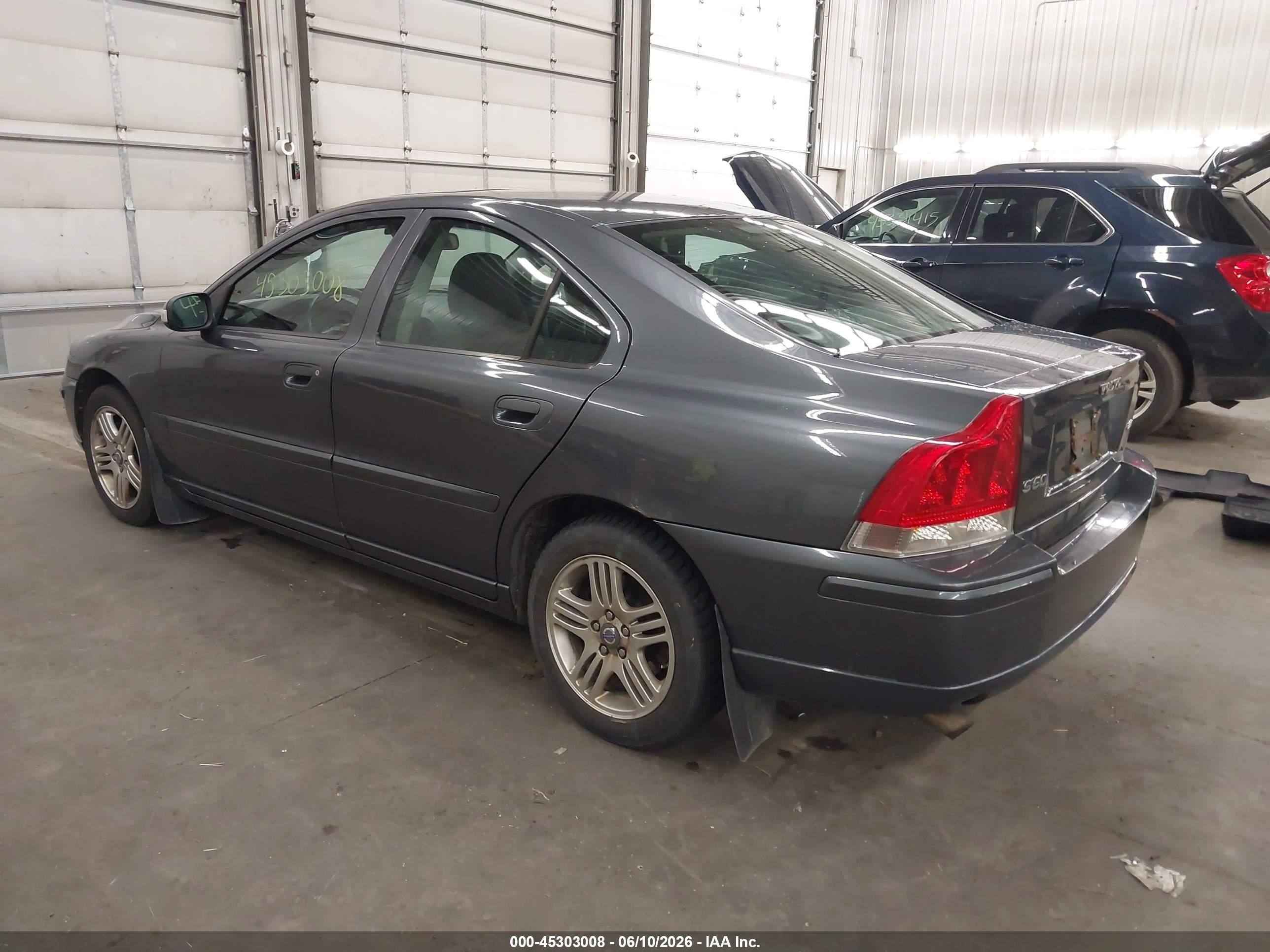 2008 Volvo S60 2.5t/2.5t W/snrf Light Blue vin: YV1RS592982673172