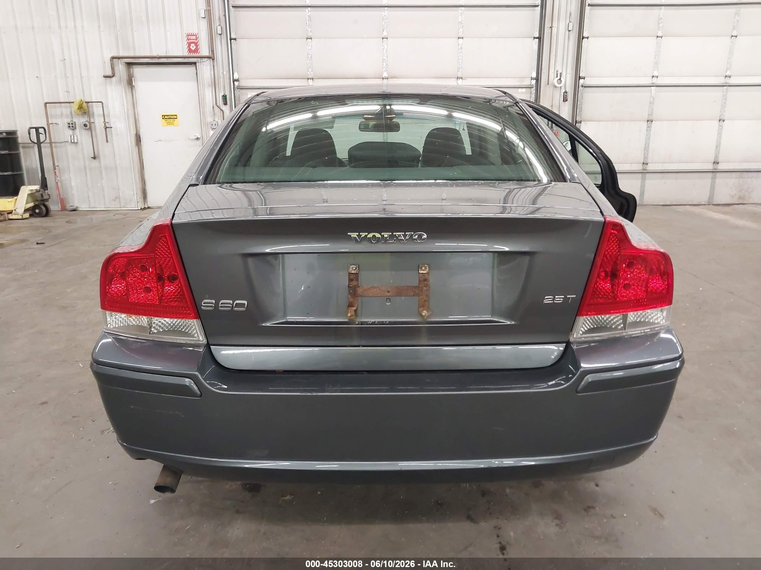 2008 Volvo S60 2.5t/2.5t W/snrf Light Blue vin: YV1RS592982673172