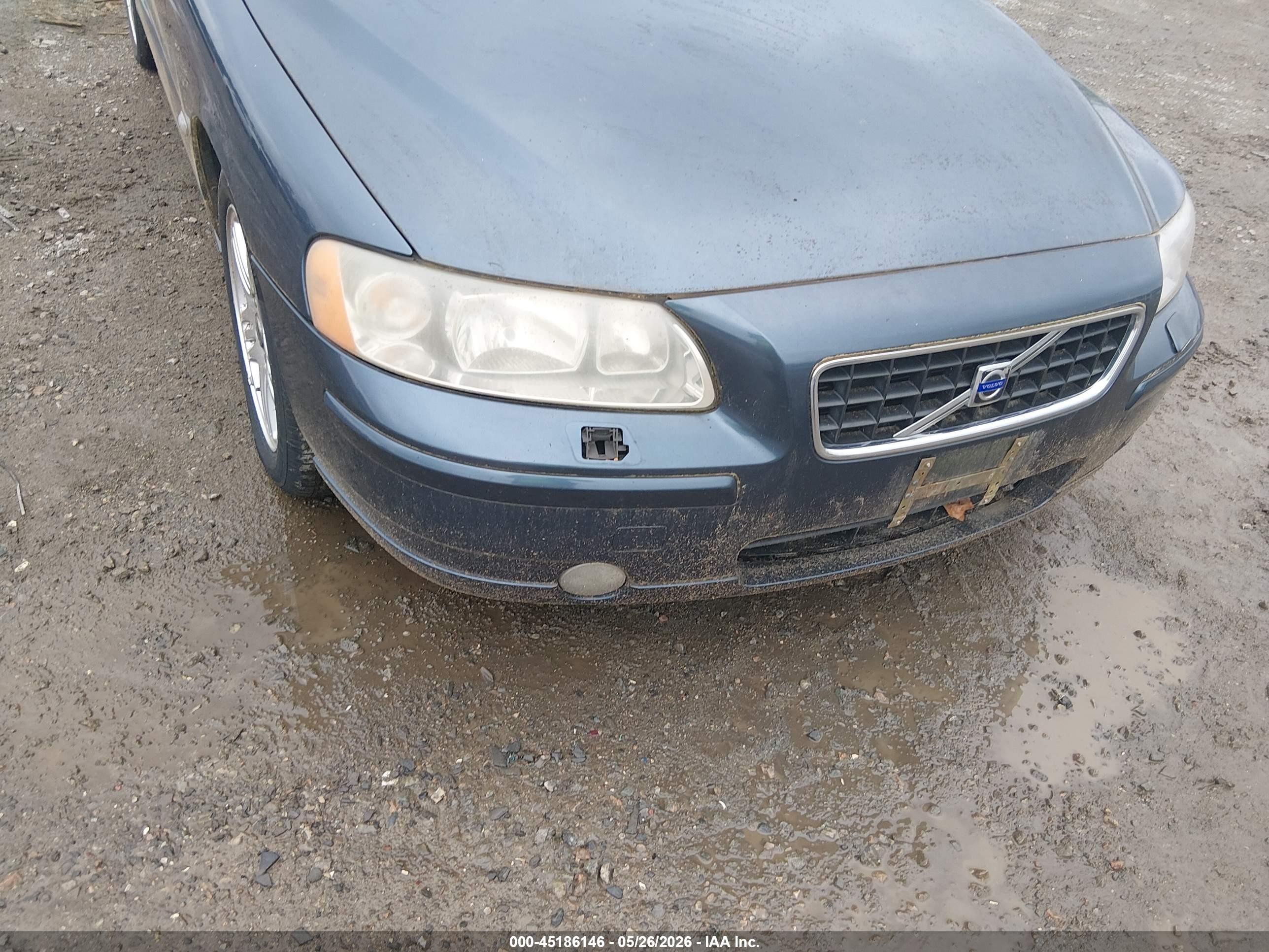 2006 Volvo S60 2.5t Blue vin: YV1RS592X62545780