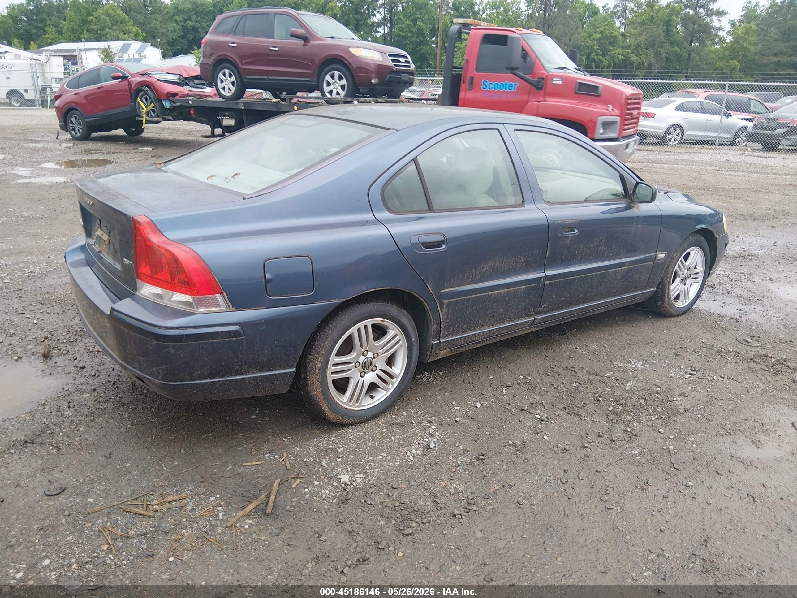 2006 Volvo S60 2.5t Blue vin: YV1RS592X62545780