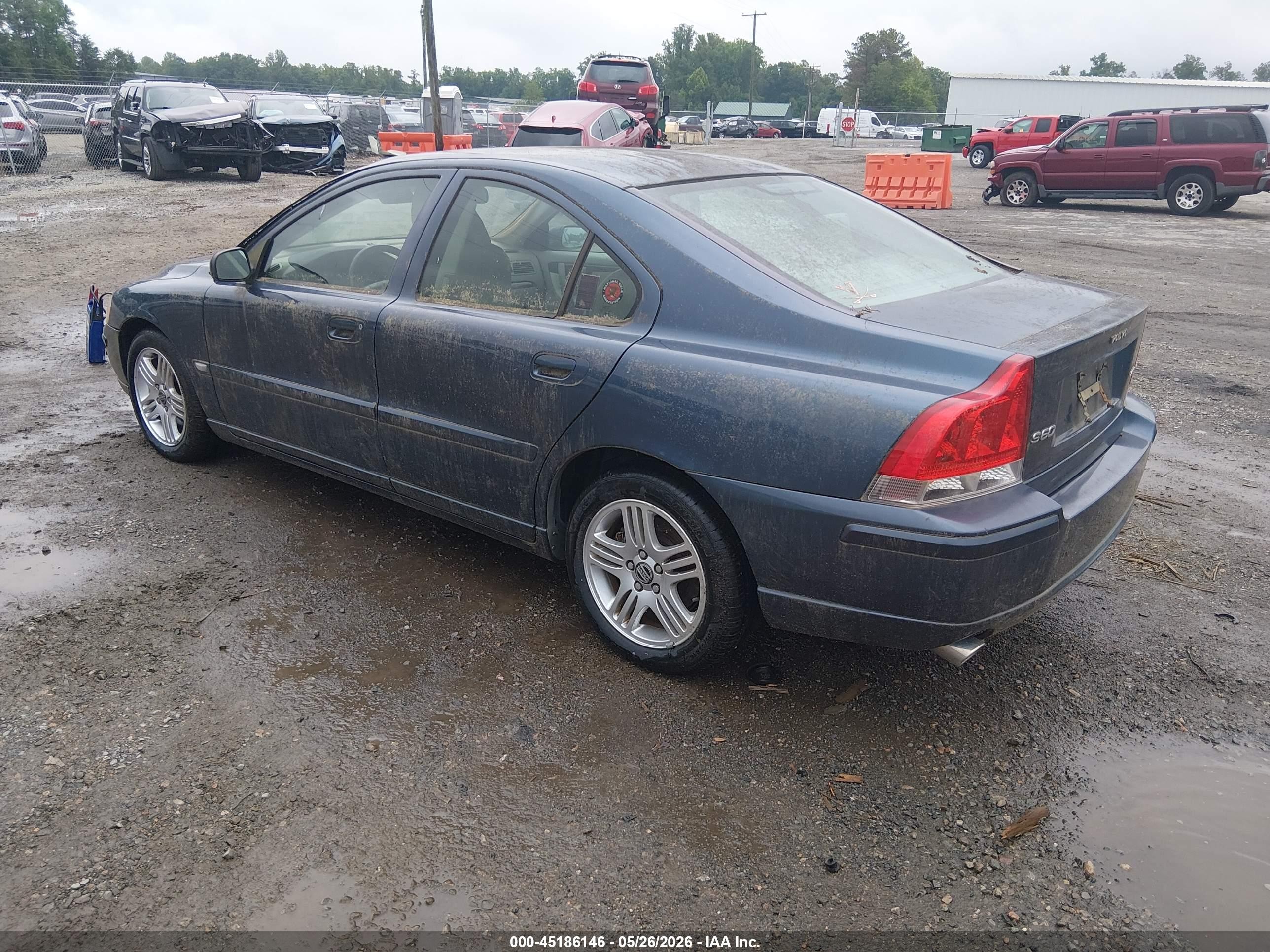 2006 Volvo S60 2.5t Blue vin: YV1RS592X62545780