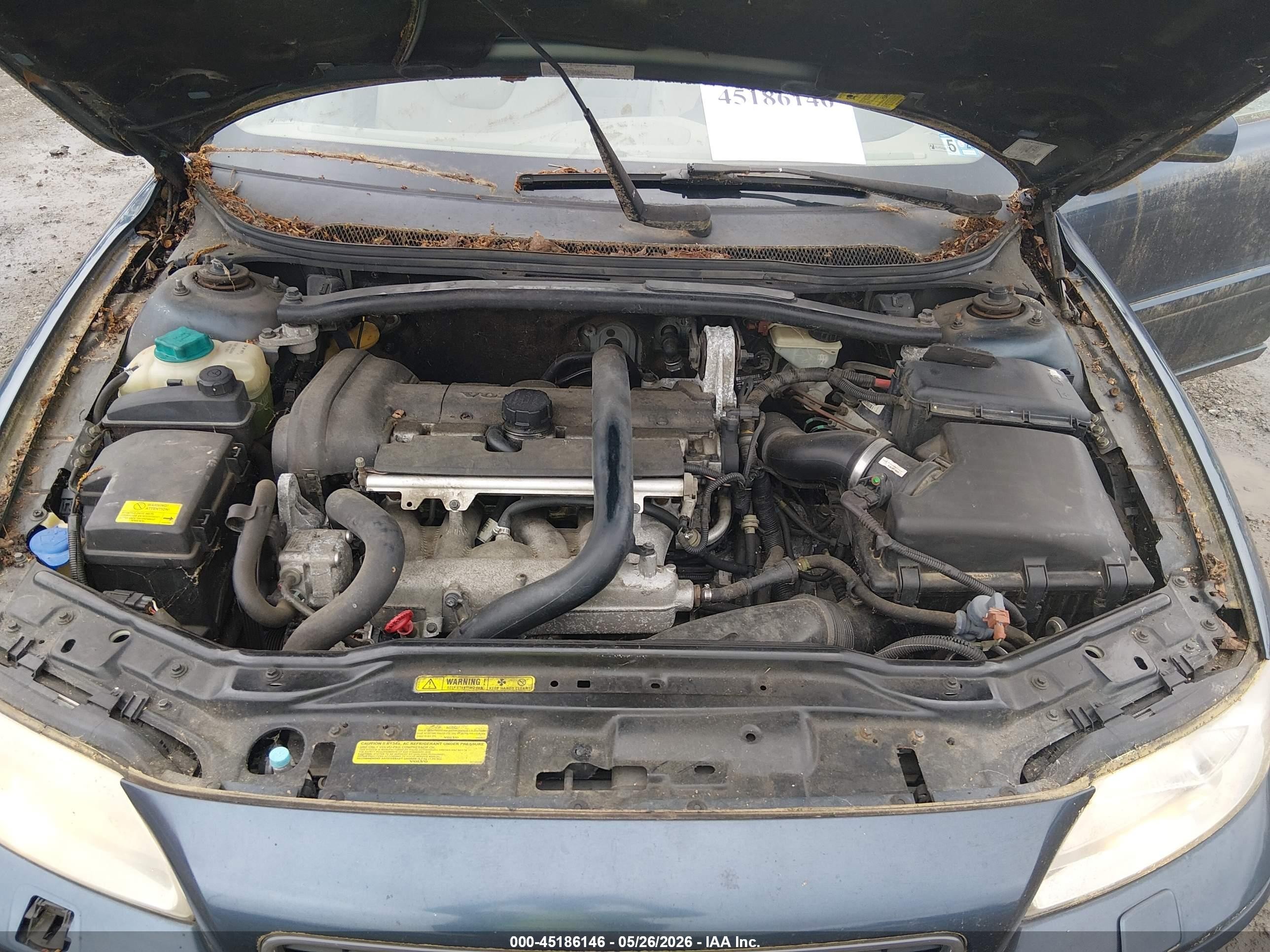 2006 Volvo S60 2.5t Blue vin: YV1RS592X62545780