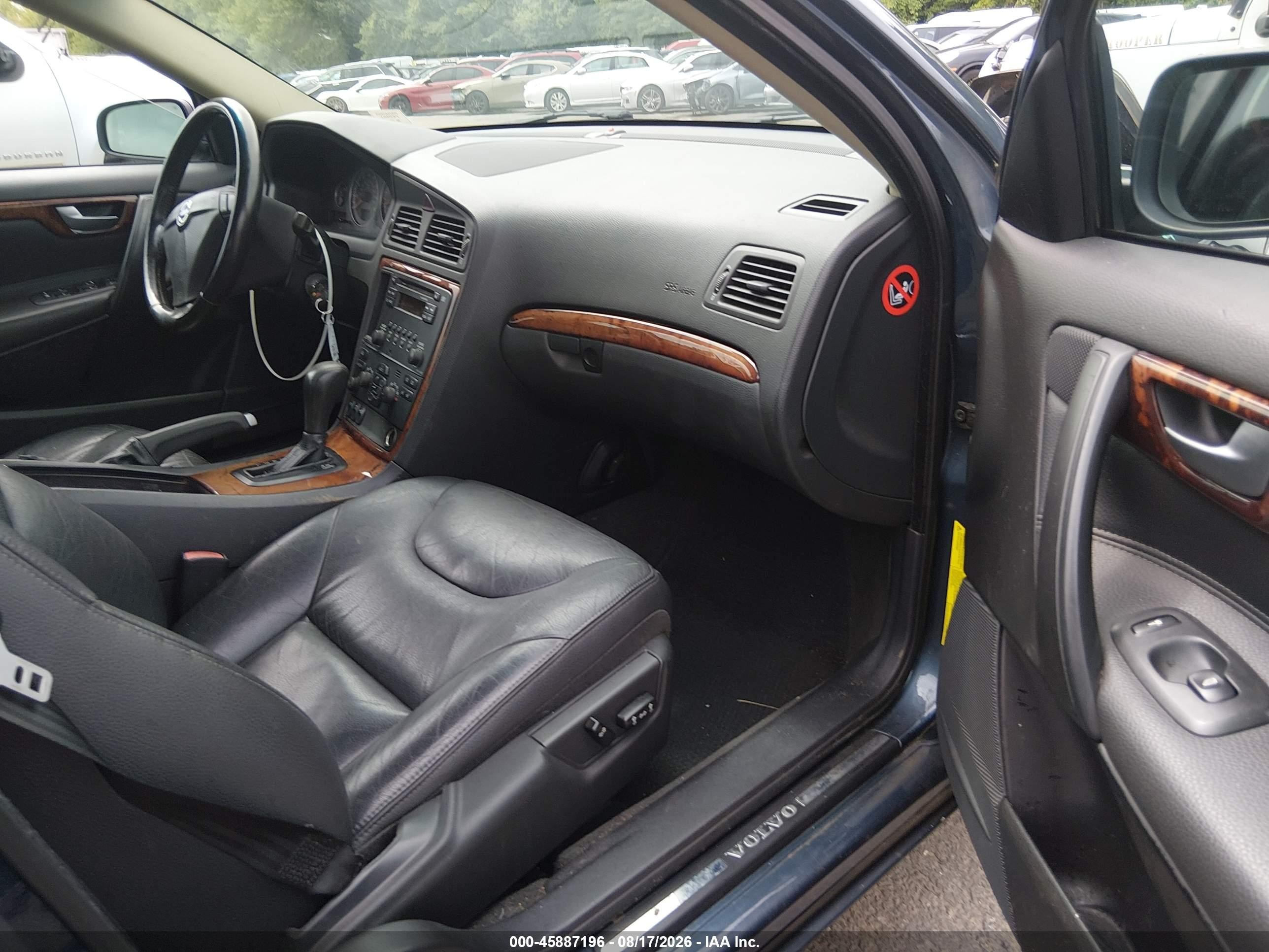 2006 Volvo S60 2.5t Blue vin: YV1RS592X62555306