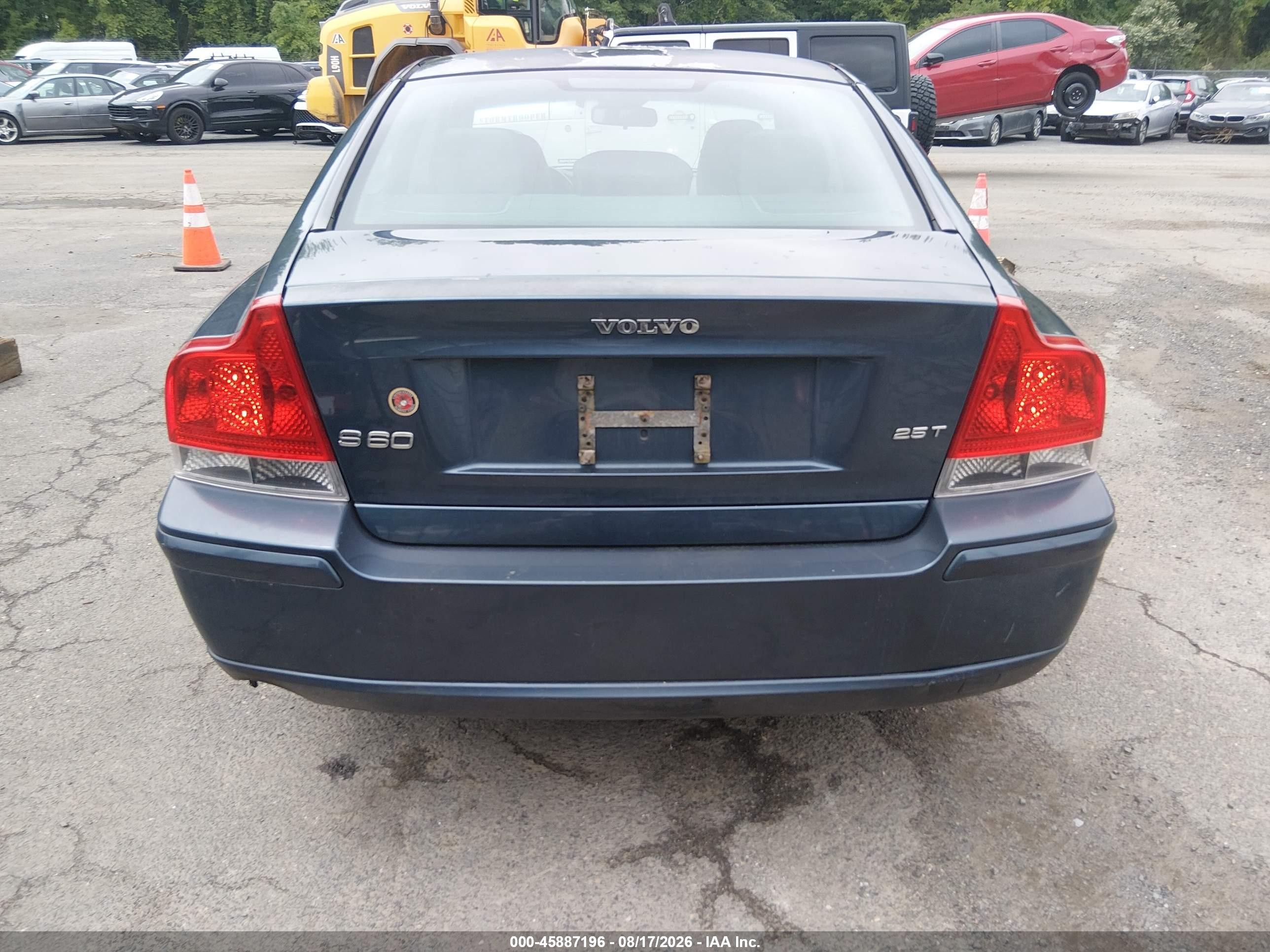2006 Volvo S60 2.5t Blue vin: YV1RS592X62555306